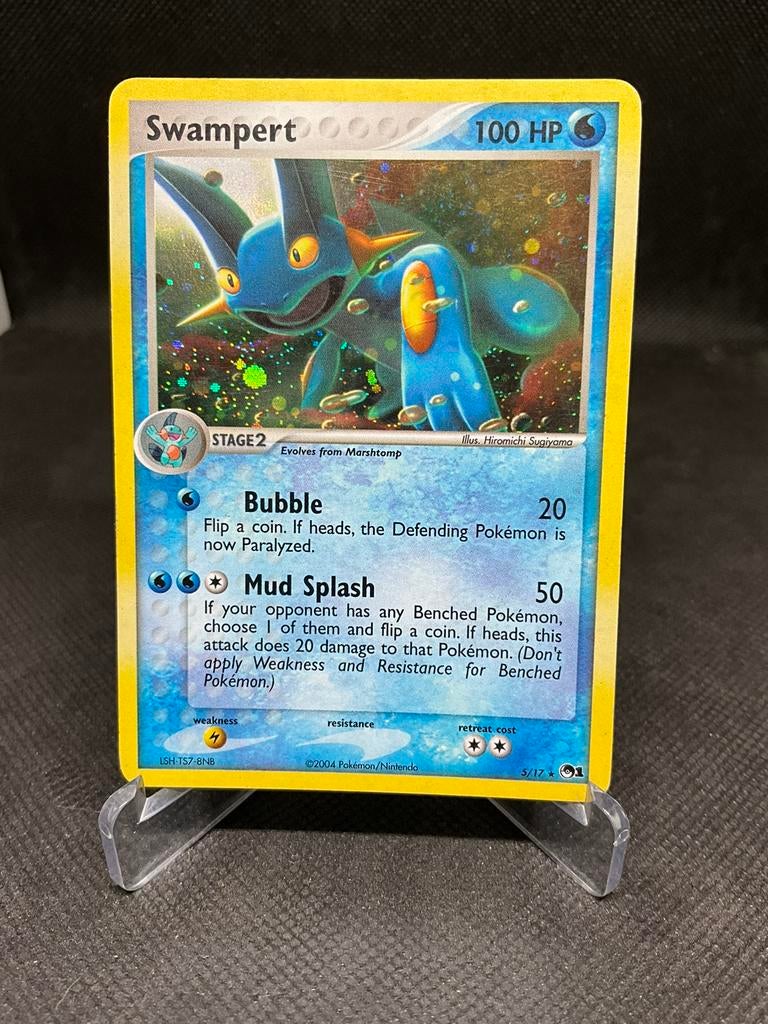 Swampert pop 1 5, Ophalen of Verzenden, Zo goed als nieuw, Losse kaart