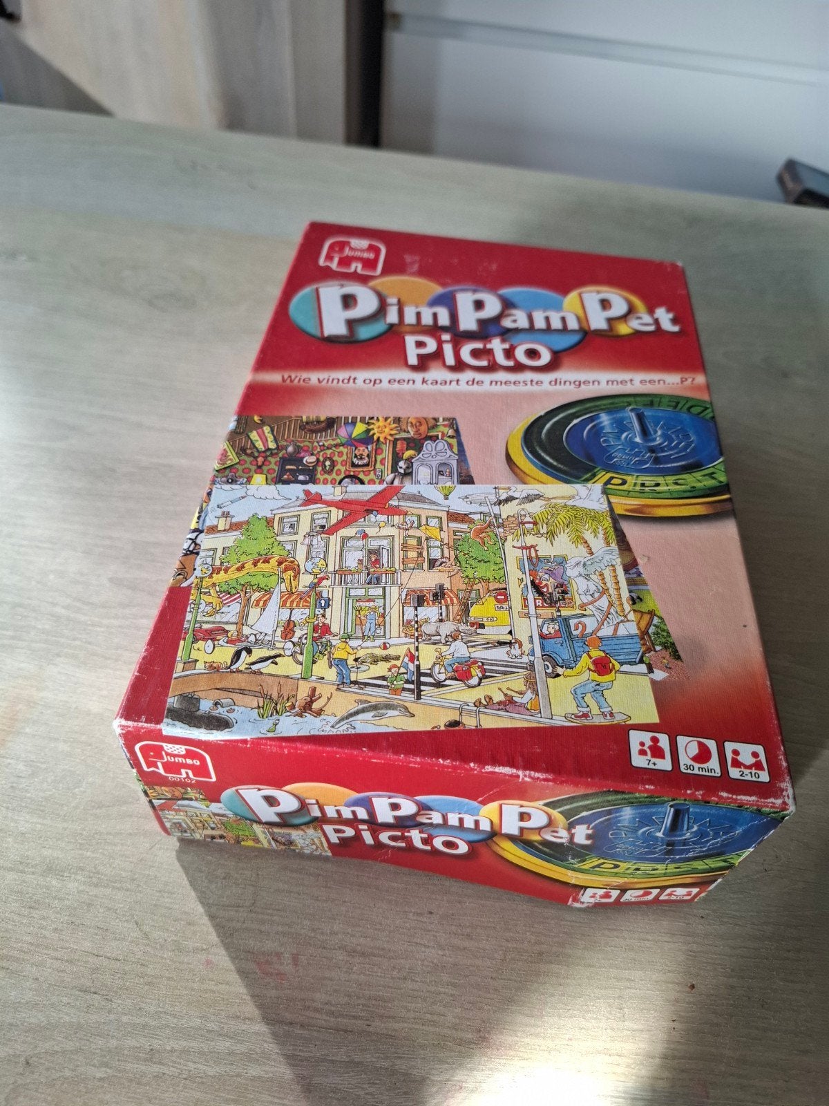 Pim Pam Pet Picto - Gezellig familiespel, Gebruikt, Ophalen of Verzenden, Drie of vier spelers, Info@jumbo.eu