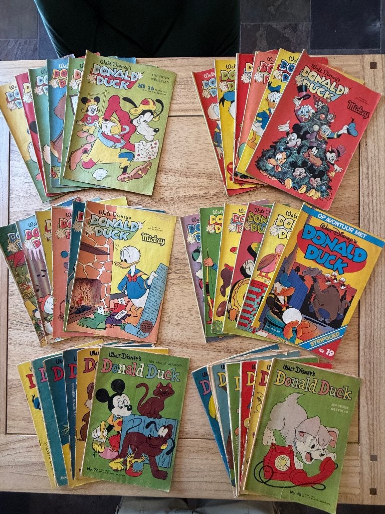 32 oude Donald Duck magazines '60-'62, Verzamelen, Ophalen of Verzenden, Donald Duck, Gebruikt, Overige typen