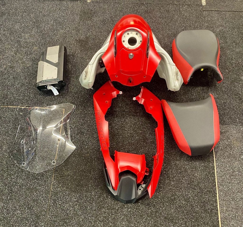 Onderdelen BMW R1200GSA R 1200 GS Adventure Mat Rood, Ophalen of Verzenden, Gebruikt