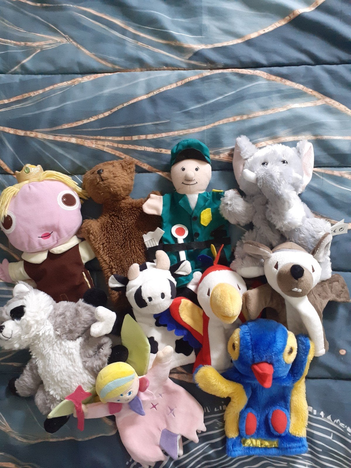 Handpoppen poppenkastpoppen (  H ), Ophalen of Verzenden, Zo goed als nieuw, Pop