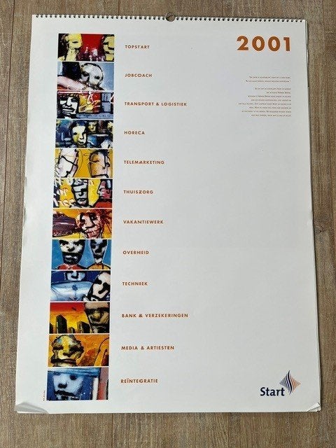 Prachtige grote Herman Brood kalender, Ophalen