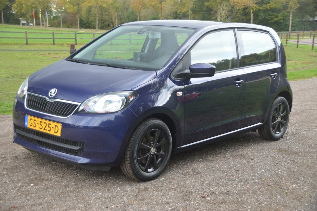 Skoda Citigo 1.0 Grt. Edition Airco Cruise 126.000 km, Voorwielaandrijving, Stof, Gebruikt, Euro 6
