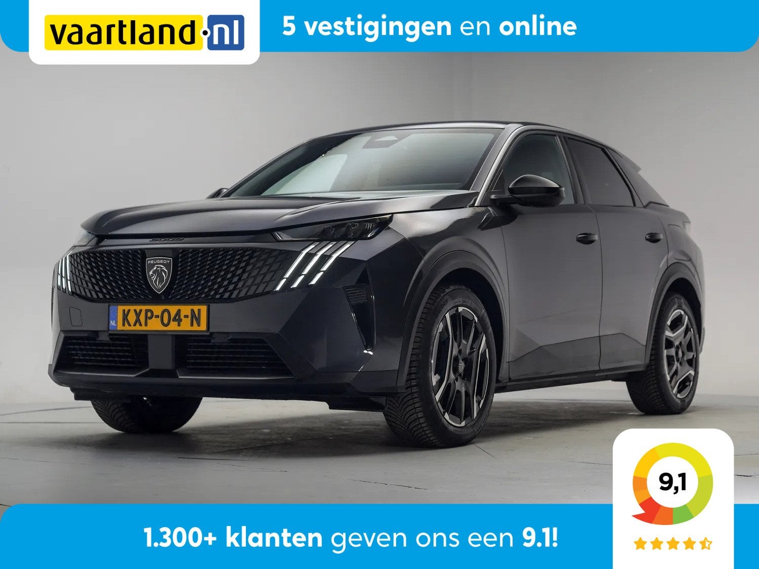 Peugeot E-3008 GT Avantage 210 73 kWh [ Navi Apple/Android C, Auto's, 0 cilinders, SUV of Terreinwagen, Te koop, 750 kg