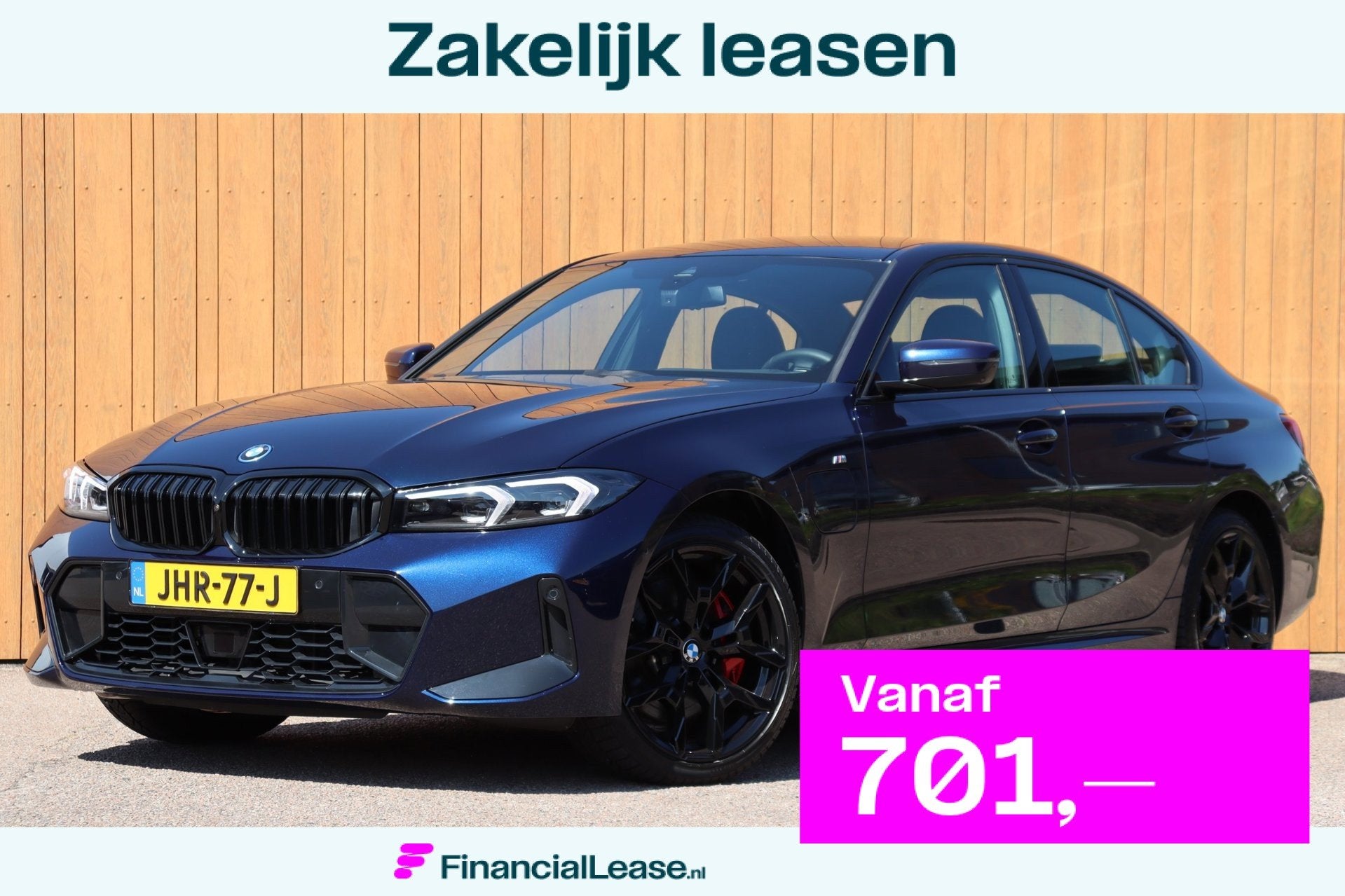 BMW 330e xDrive M-sport Pro Tansanitblau HUD ambiance verl., Automaat, Gebruikt, 4 cilinders, Blauw