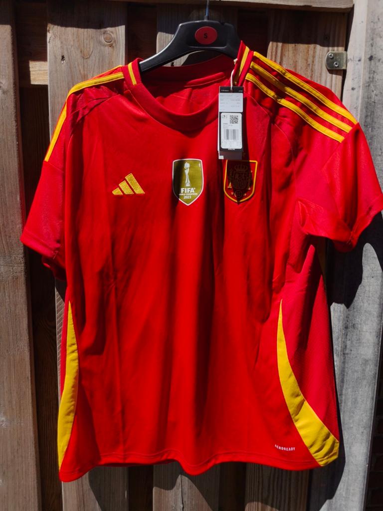 Adidas Spanje FIFA WK 2023 Thuisshirt - Nieuw met labels, Kleding | Heren, Nieuw, Overige maten, Ophalen of Verzenden, Adidas