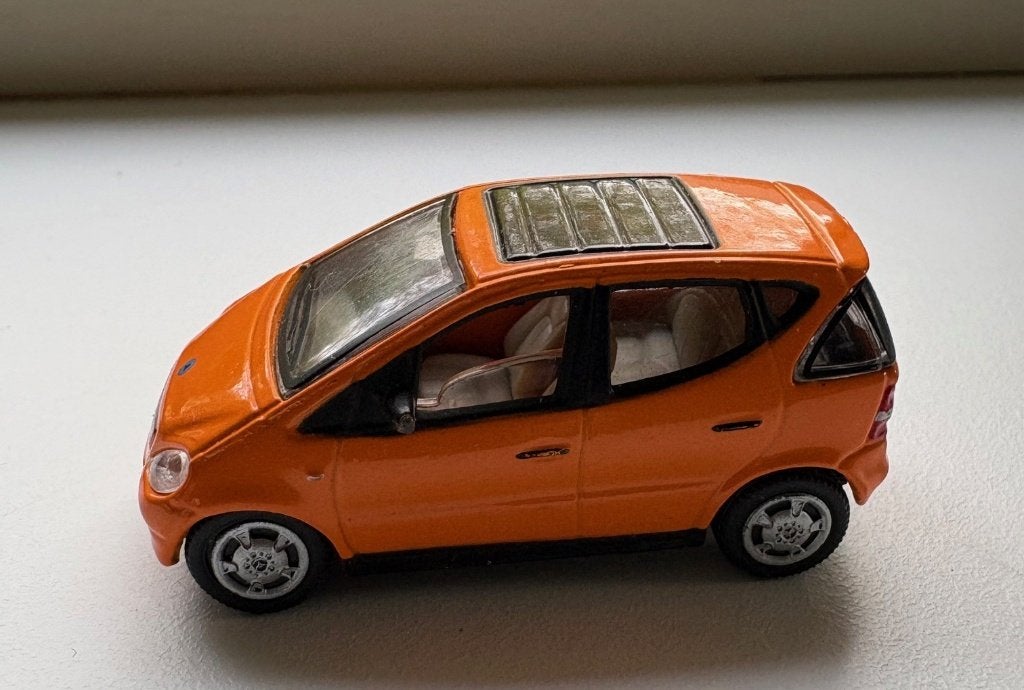Hongwell Mercedes Benz A Class 1op72, Ophalen of Verzenden, Zo goed als nieuw, Auto