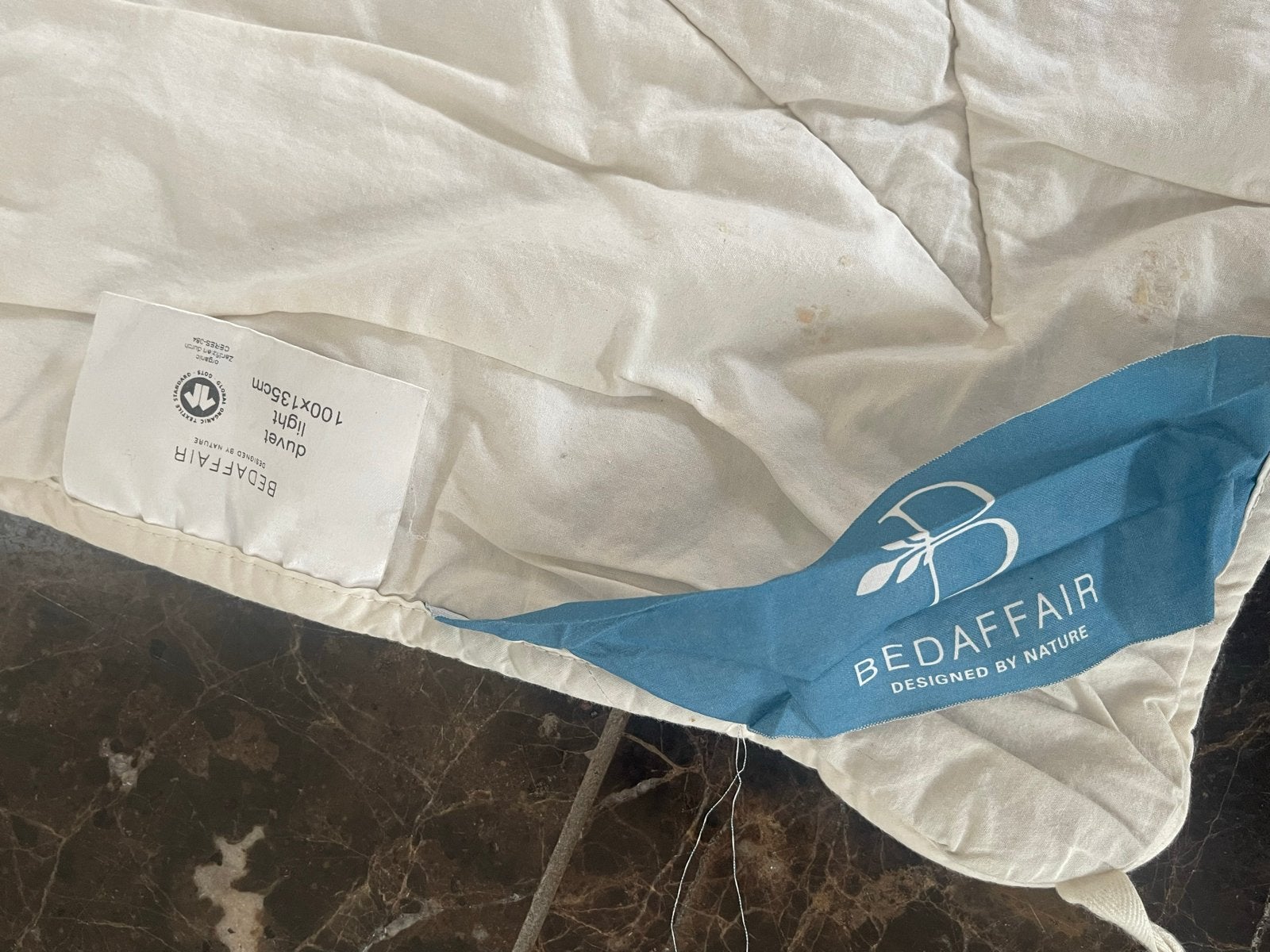 Kinderdekbed Bio Hennep Klimaatpositief - Bedaffair, Ophalen, Eenpersoons, Beige, Overige materialen
