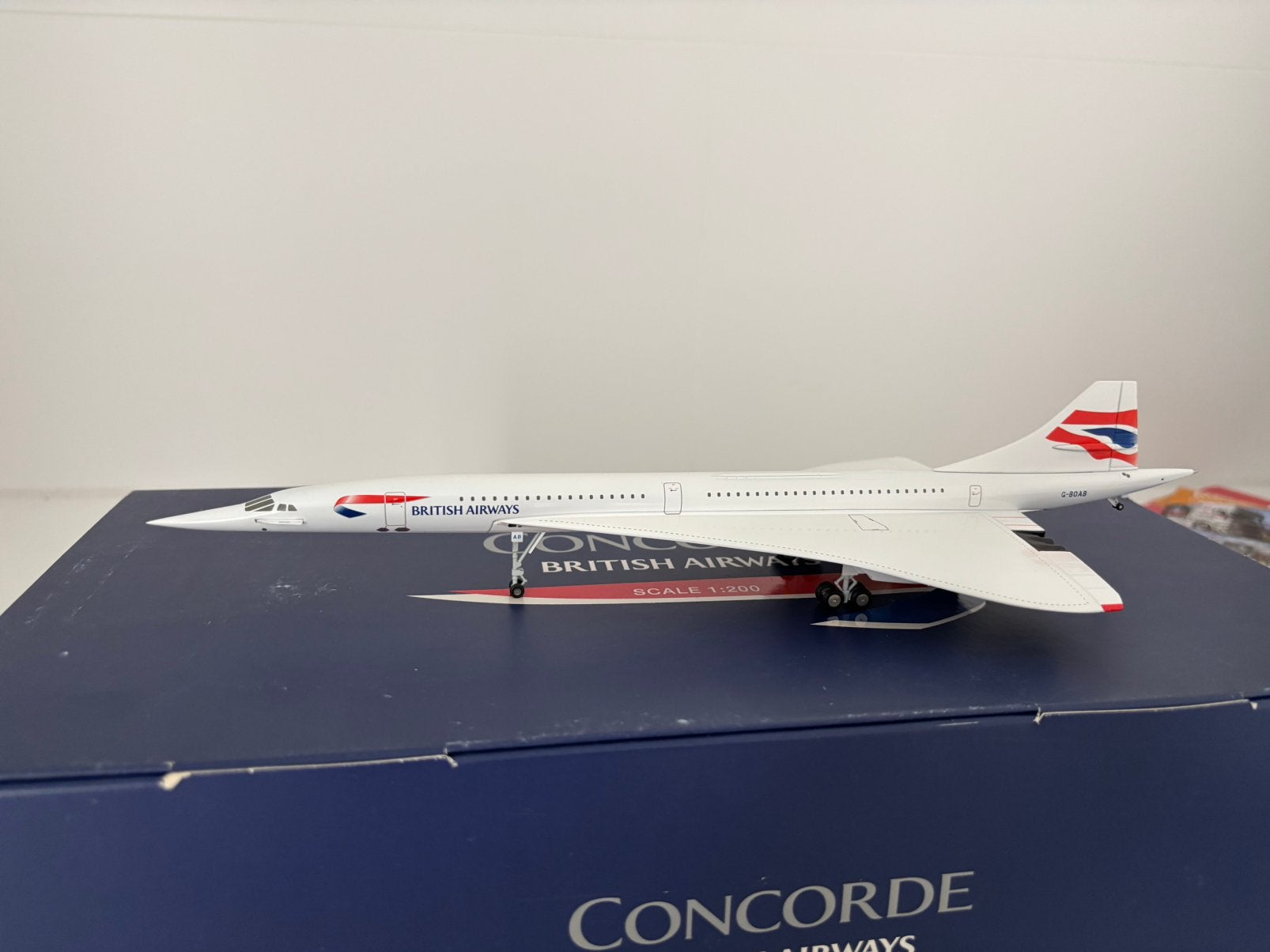 Hogan Wings British Airways Aerospatiale Concorde 1/200, Verzenden, Zo goed als nieuw, Schaalmodel
