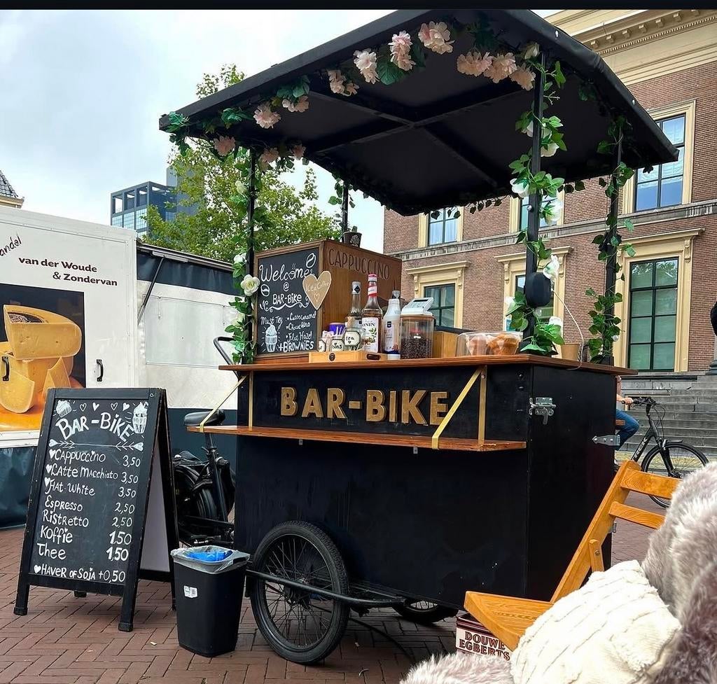 Bar Bike te koop! (Bakfiets) Super tof voor Koningsdag, Gebruikt, Goederen, Trommelrem, Ophalen