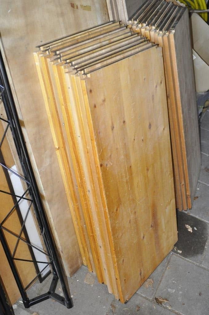Lundia Legstelling planken 50 cm breed 100cm lang, Ophalen, Gebruikt