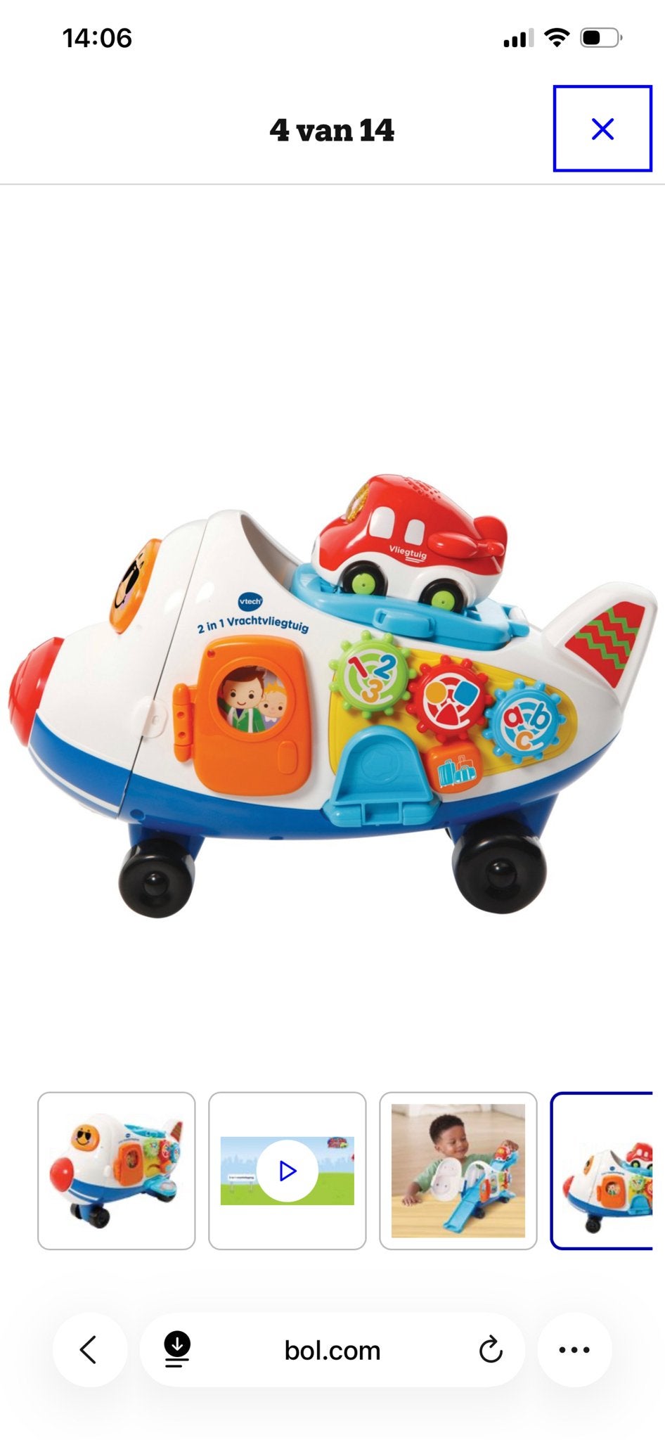 VTech Toet Toet Auto's Complete set, Ophalen of Verzenden, Gebruikt