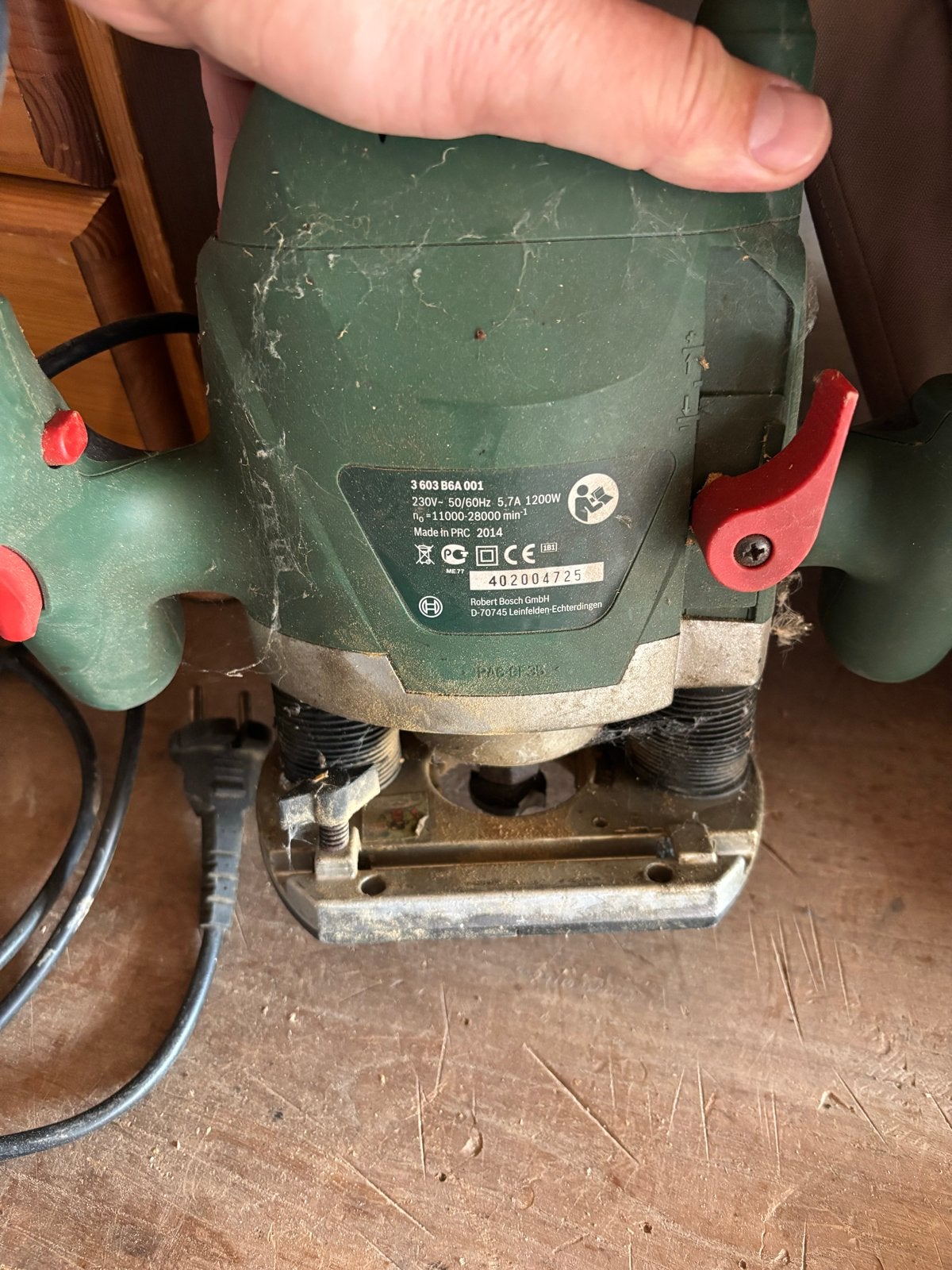 Bosch POF 1200 AE Bovenfrees - Krachtig en Betrouwbaar, Ophalen of Verzenden, Gebruikt, Elektrisch, Bovenfrees