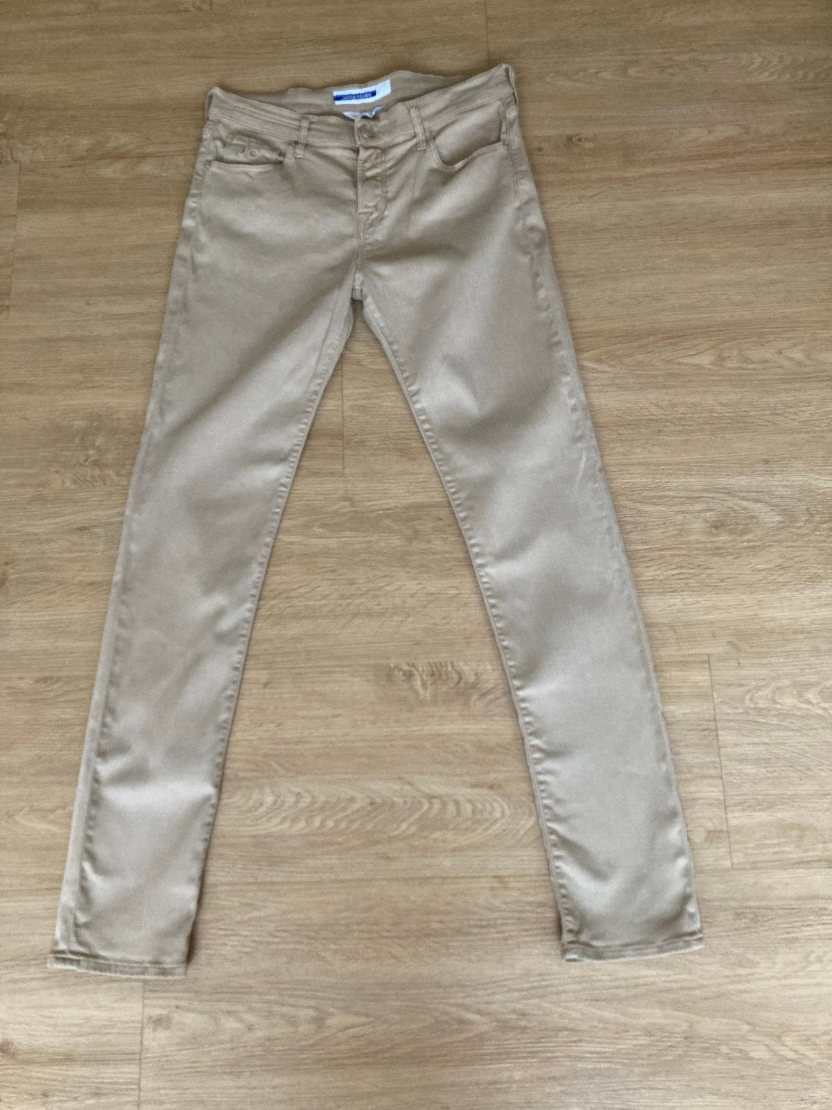 Jacob Cohën 5-pocket dames lange broek, maat 31, Ophalen of Verzenden, Zo goed als nieuw, Beige, Lang