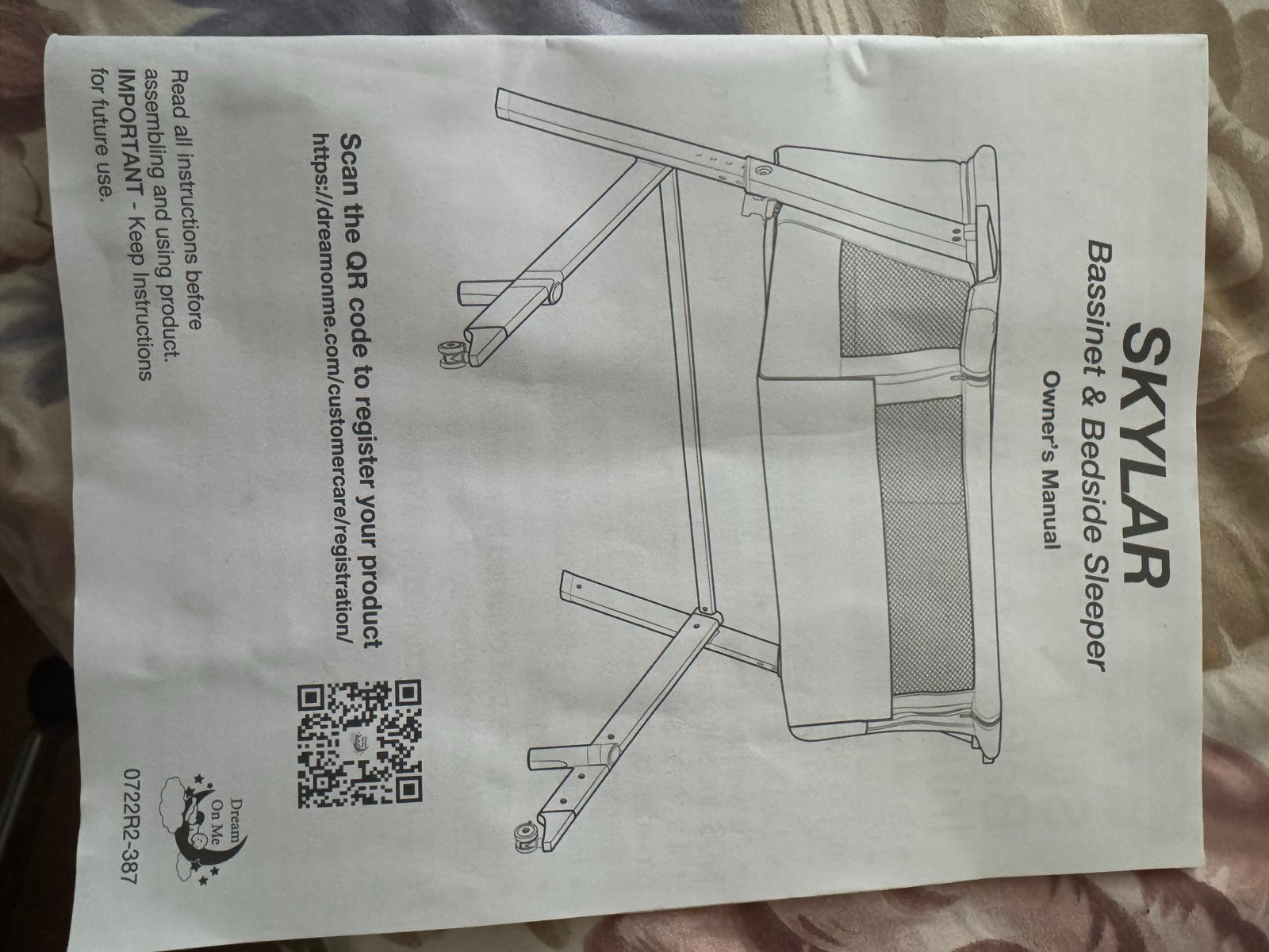 Skylar Bassinet & Bedside Sleeper - Zo goed als nieuw, Ophalen, Zo goed als nieuw, Wieg
