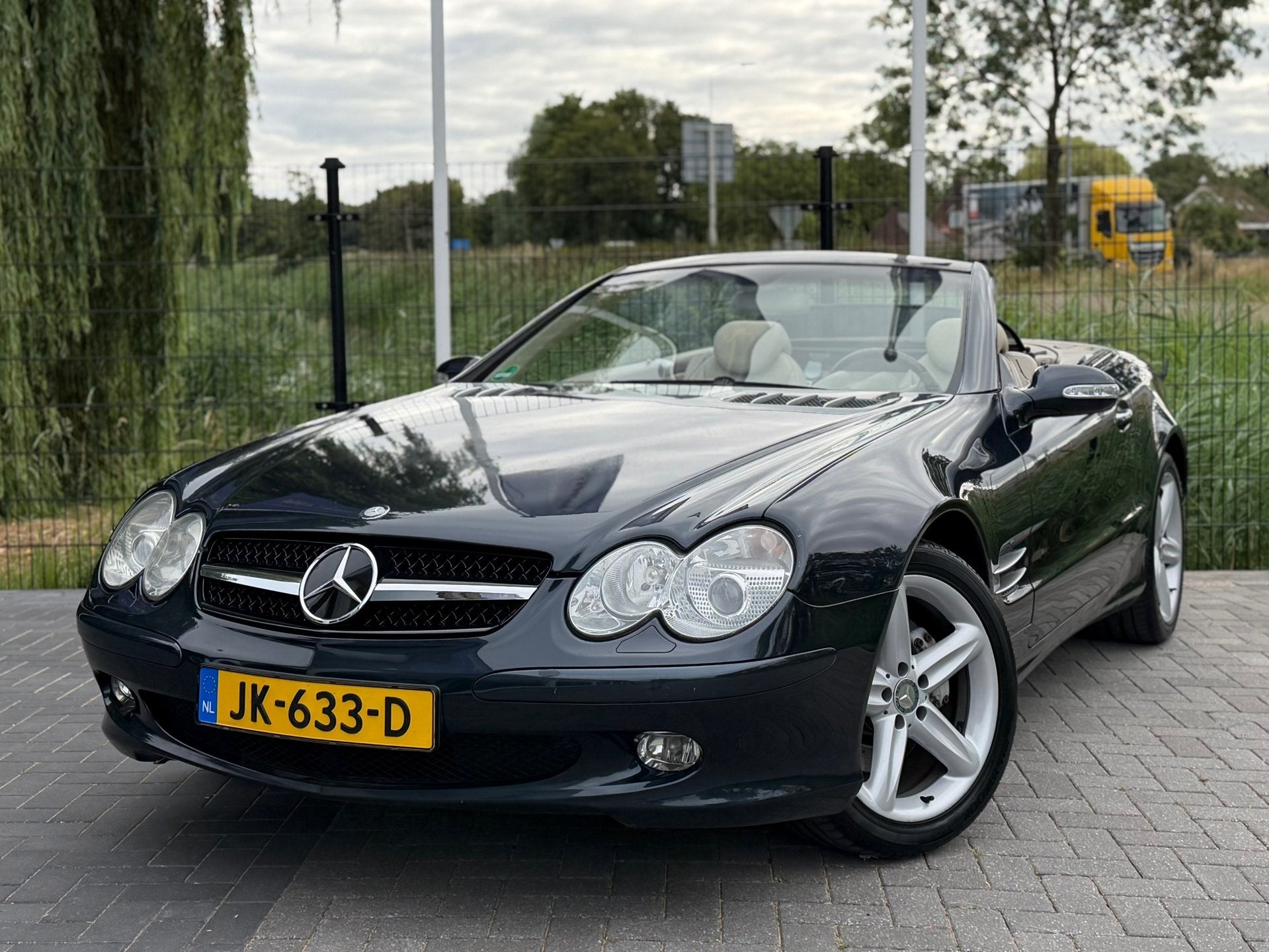 Mercedes-Benz SL-klasse 500 AUT / CLIMA / CRUISE / LEDER, Auto's, Automaat, Achterwielaandrijving, Gebruikt, Automatische klimaatregeling