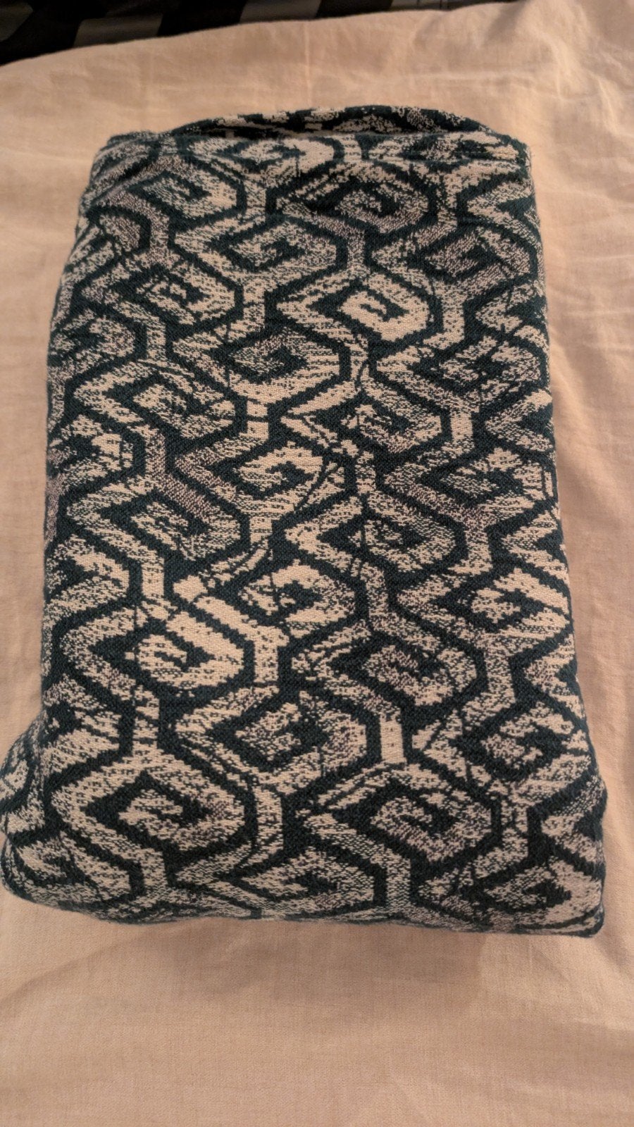 Yaro geweven draagdoek 5 meter – blauw/crème – zeer mooie st, Overige merken, Draagdoek, Buik of Rug, Ophalen of Verzenden