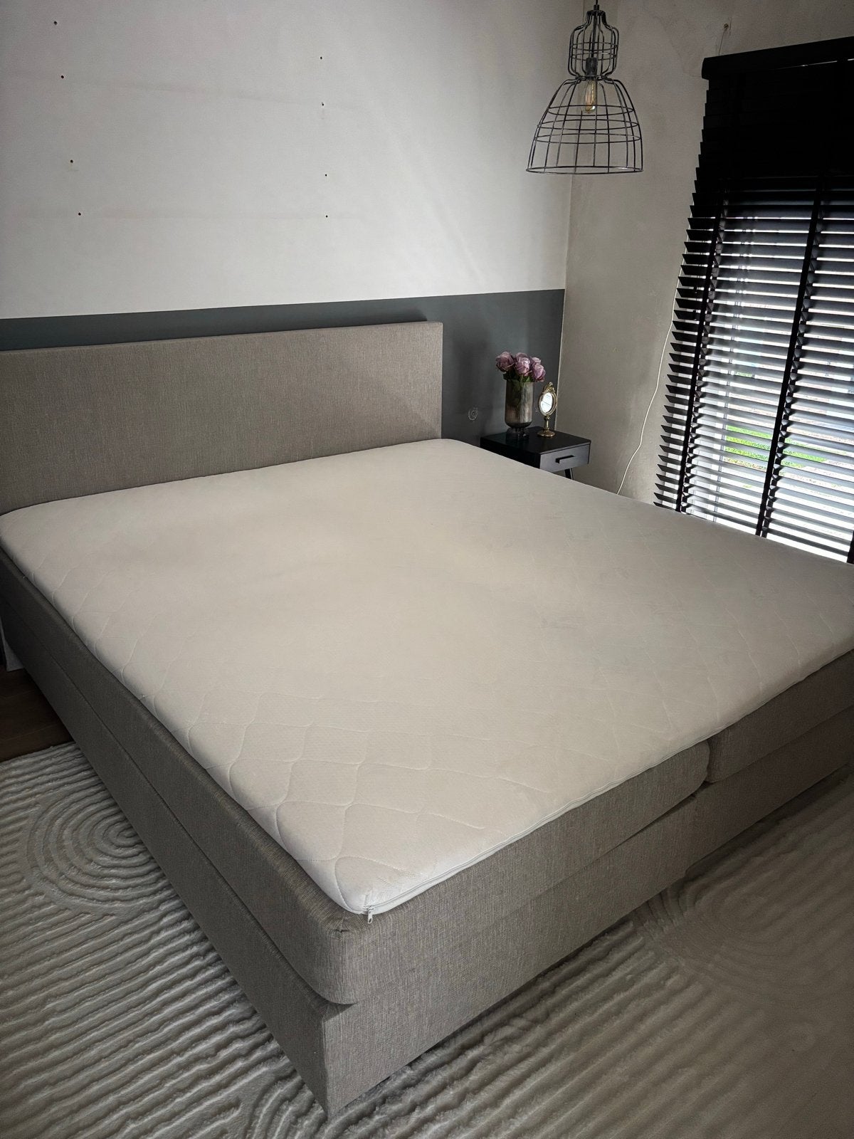 Tweepersoons boxspring 180x200 in goede staat, Ophalen, Tweepersoons, Zo goed als nieuw, 180 cm