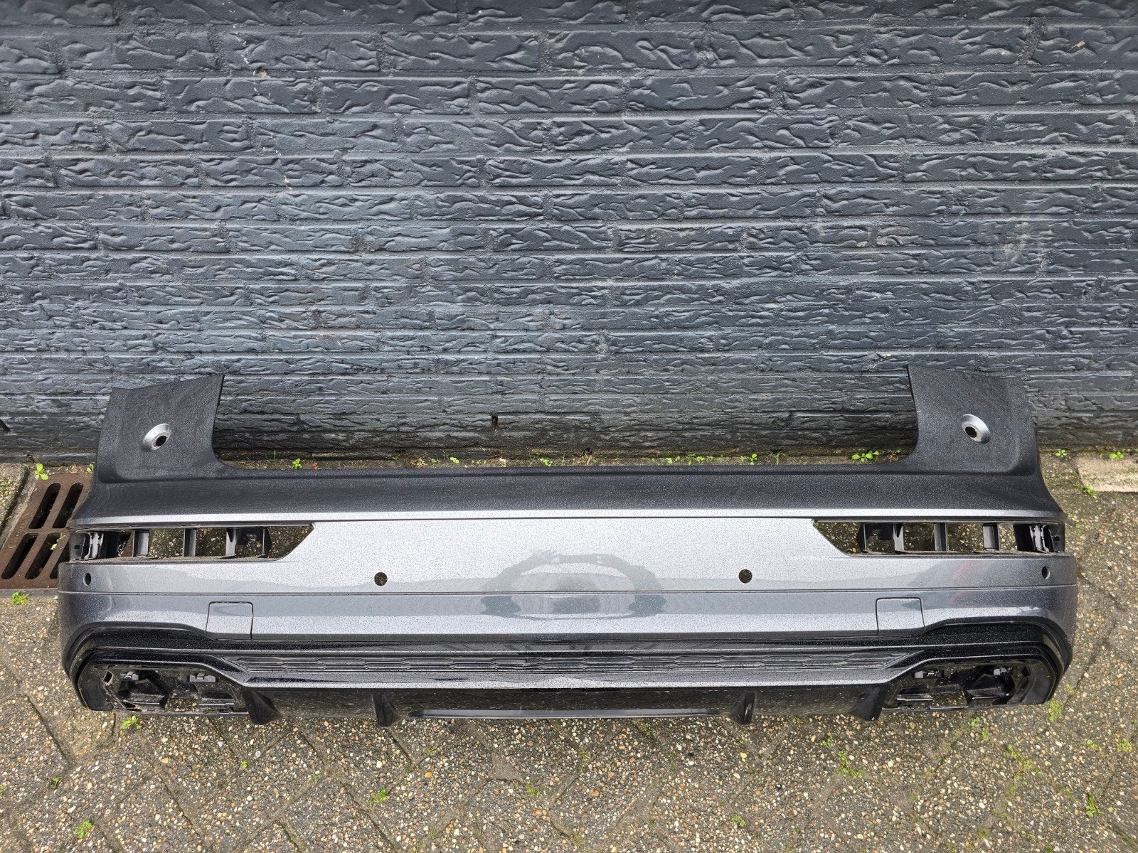 Achterbumper 6x pdc Audi Q5 80A S-line facelift bj 2020-202, Audi, Gebruikt, Achter, Bumper