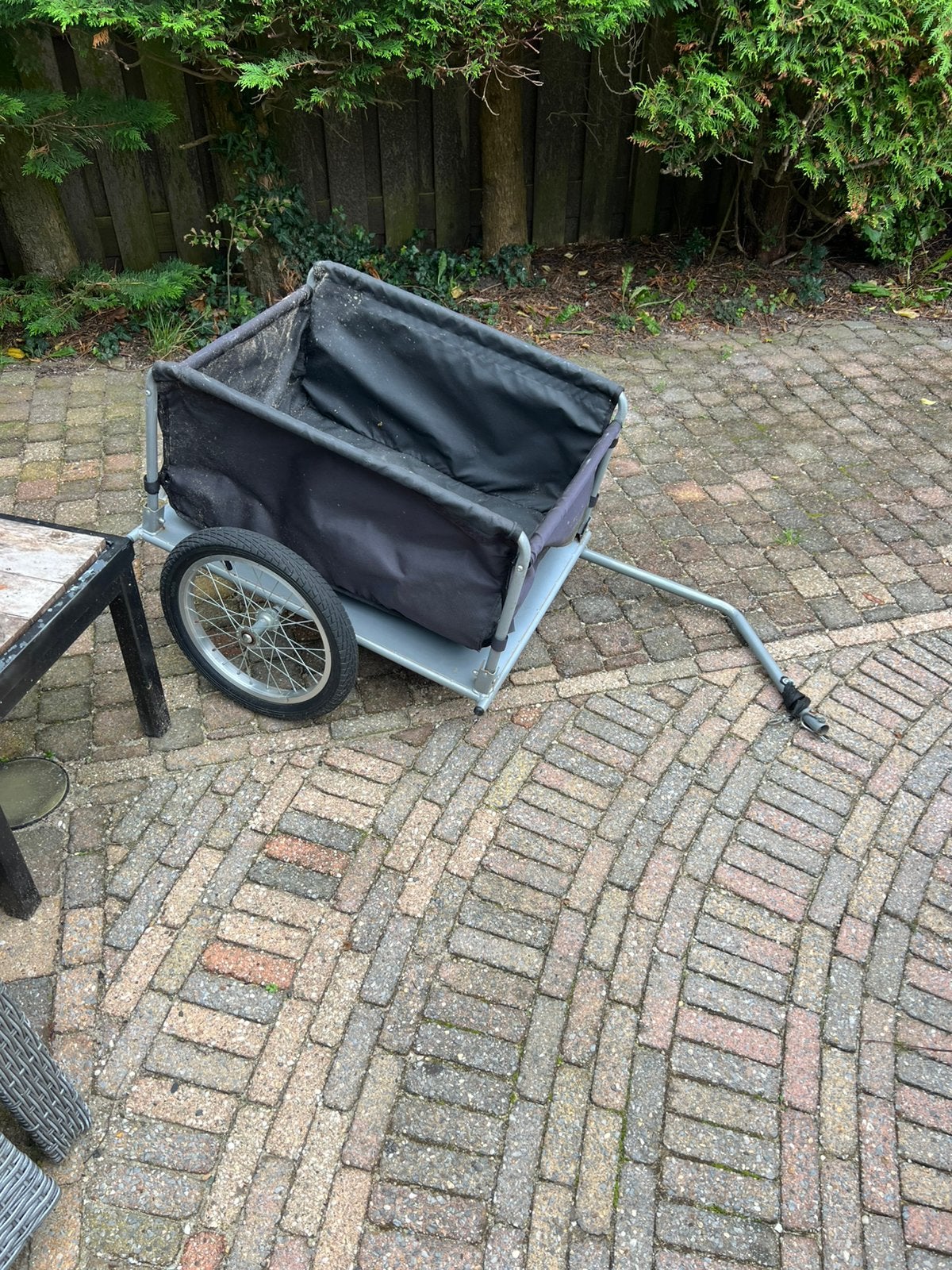Fiets aanhanger inc koppeling fiets, Ophalen, Zo goed als nieuw, Hondenkar