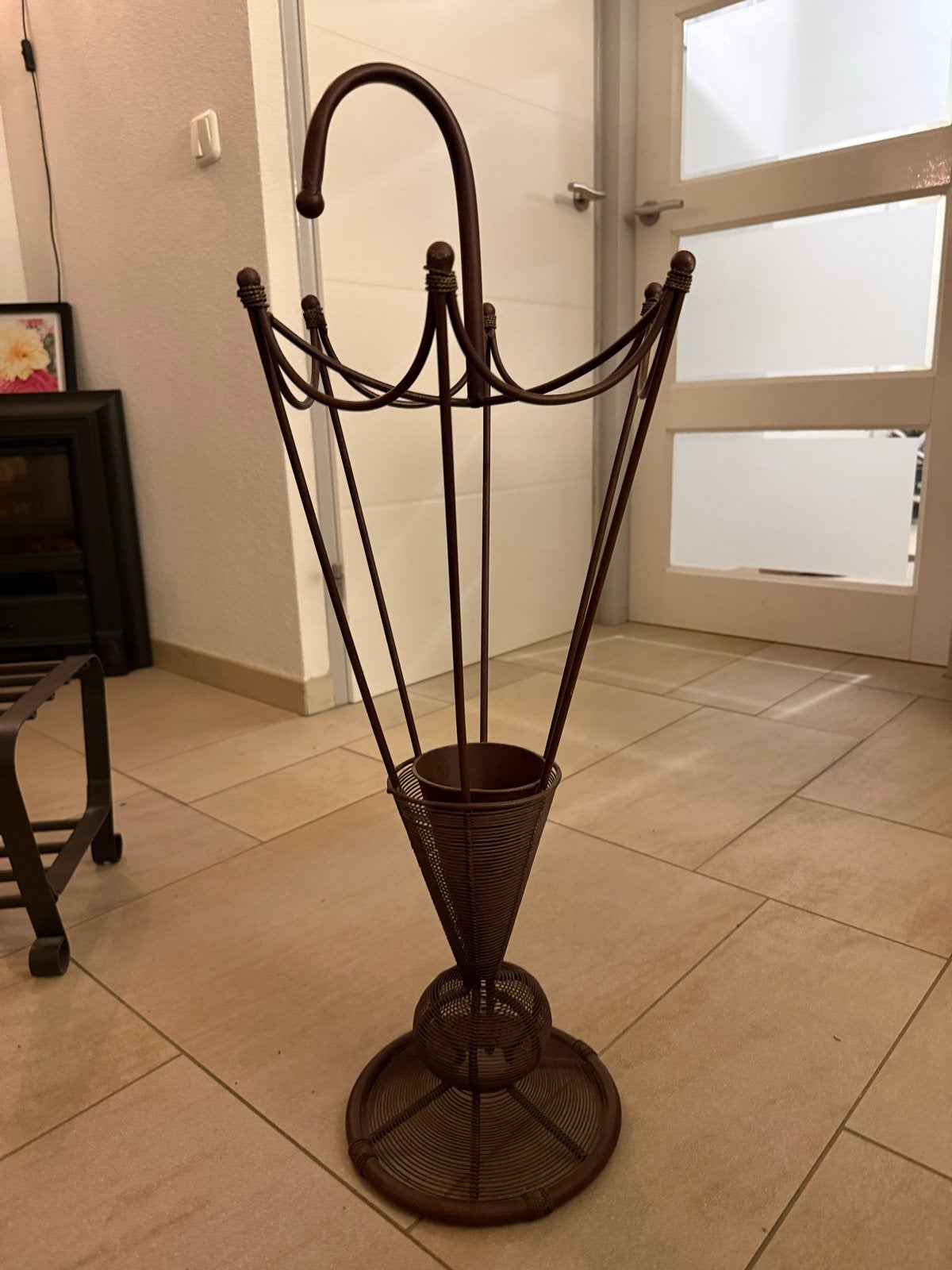 Decoratieve paraplubak van metaal, Huis en Inrichting, Ophalen, Gebruikt, Metaal