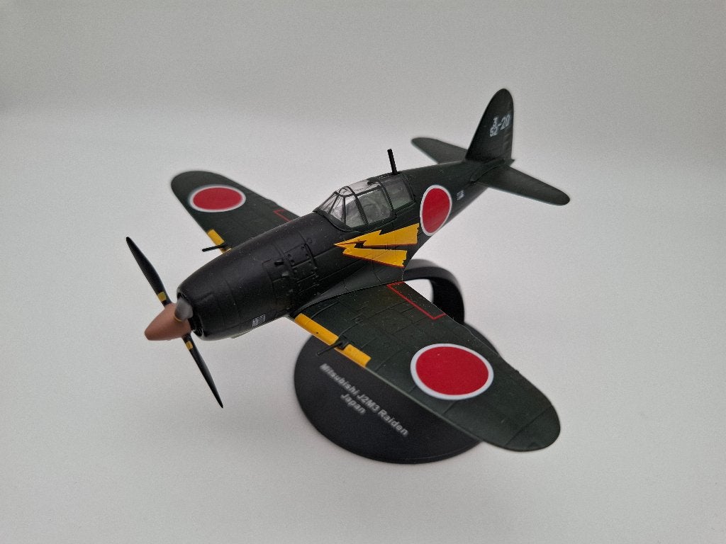 Deagostini mitsubishi J2M3 Raiden, Overige merken, 1:72 tot 1:144, Verzenden, Nieuw