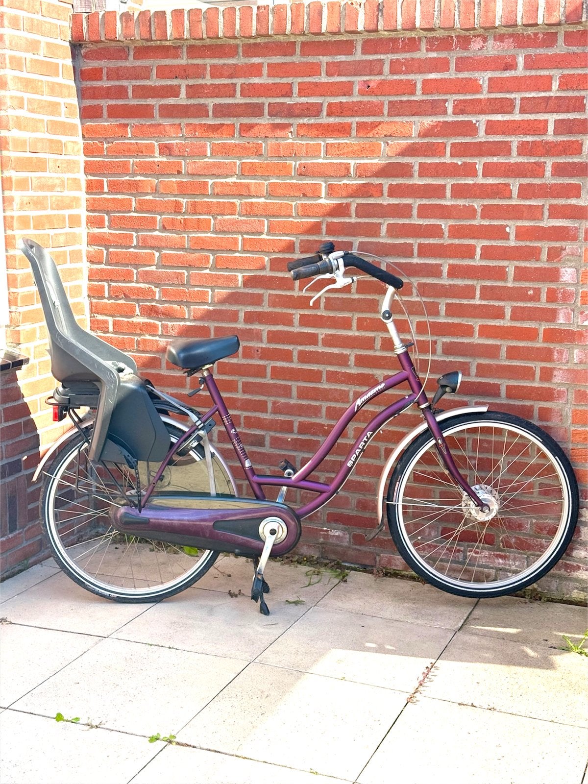 Sparta Amazone Moederfiets 28 inch + Kinderzitje, Ophalen, Sparta, Versnellingen, Zo goed als nieuw