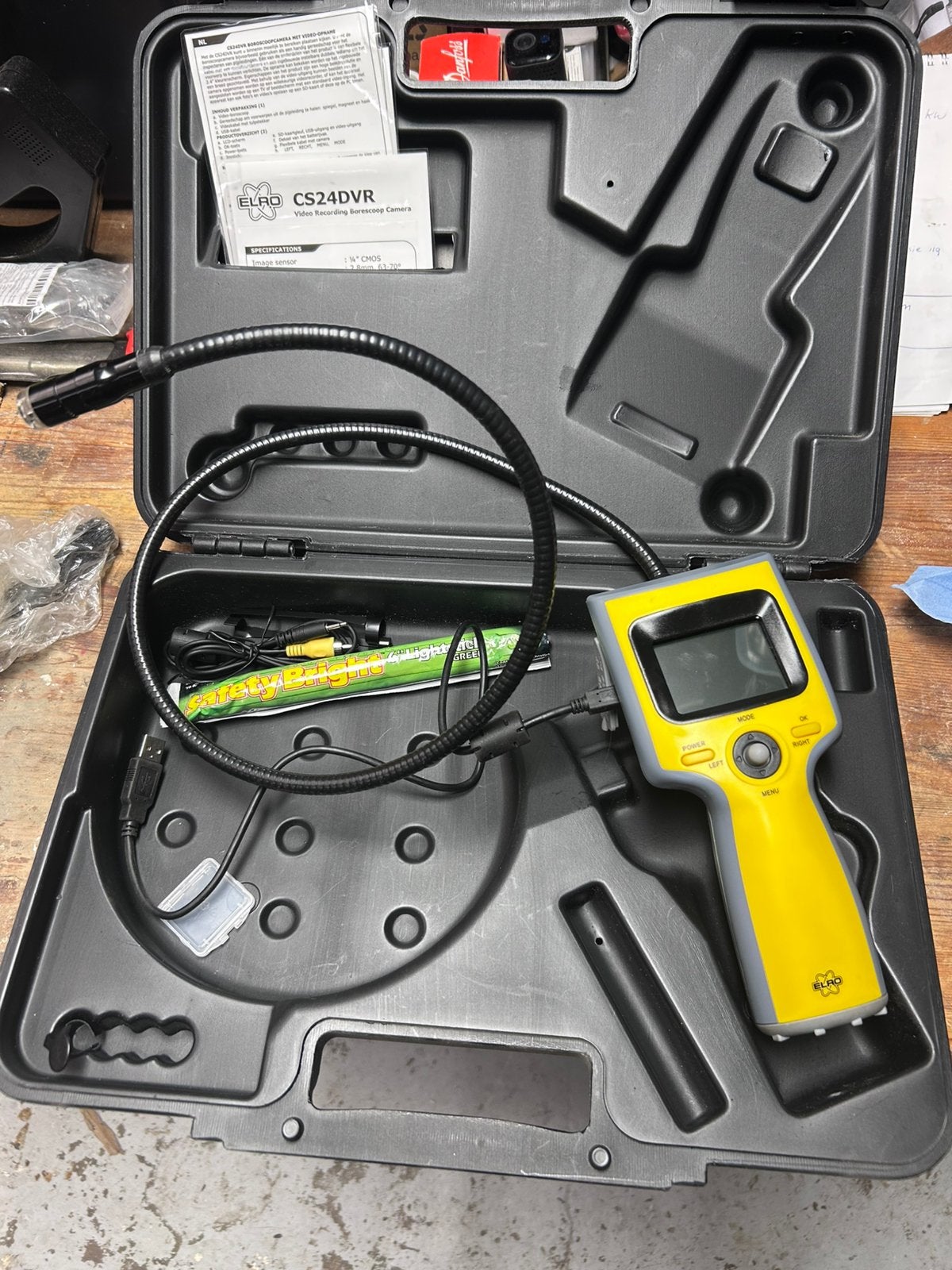 Inspectie camera. Elro.Endoscoop, Doe-het-zelf en Verbouw, Ophalen of Verzenden, Nieuw