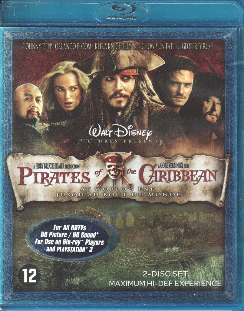 Pirates of the Caribbean: At World's End Blu-ray (2-disc), Avontuur, Inclusief extra's, Nederlands, Film