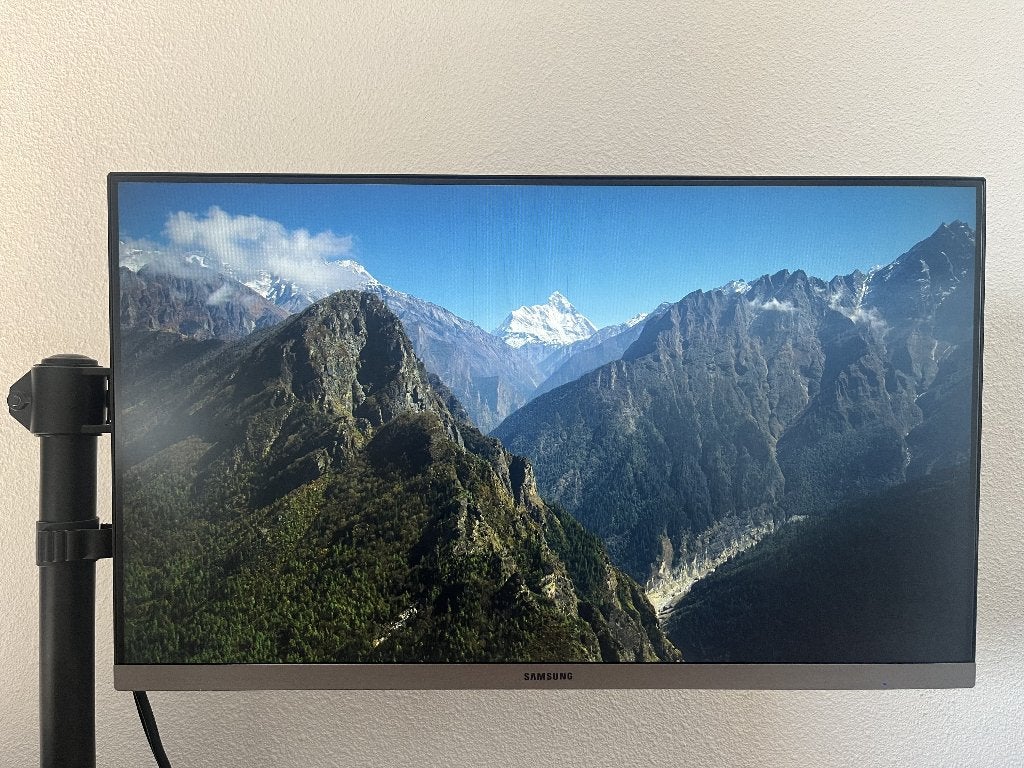 Samsung 24'' Full HD monitor, Ophalen, Gebruikt, IPS, Full HD