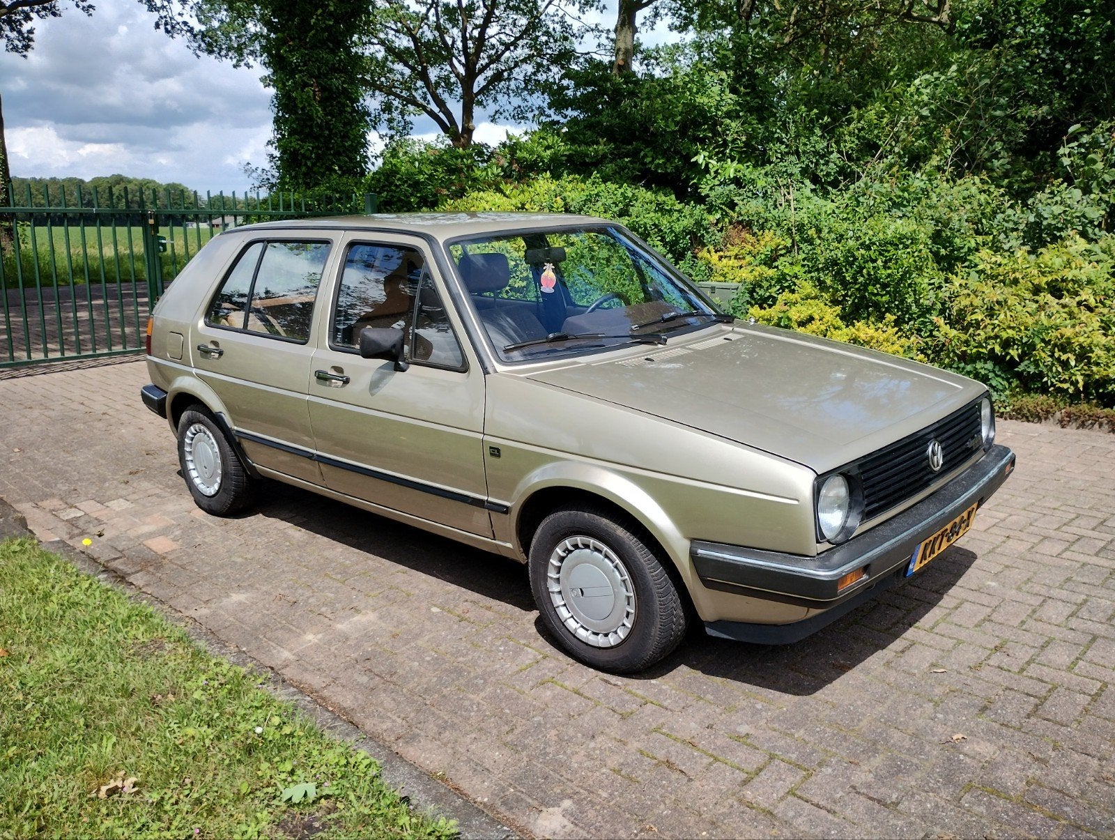 Vw Golf Turbo diesel oldtimer nieuwe Apk, Auto's, Voorwielaandrijving, Stof, 4 cilinders, 70 pk