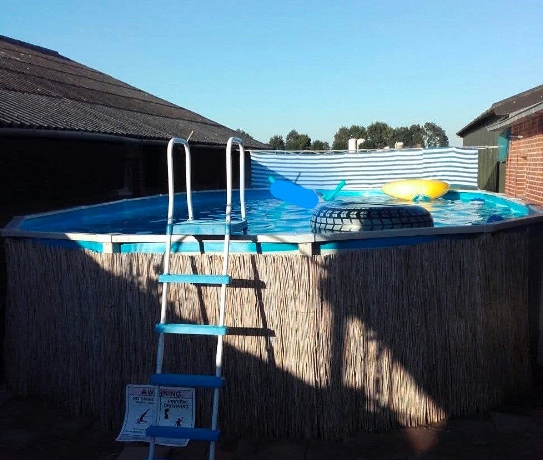 stalenwand zwembad diana interline, Tuin en Terras, 300 cm of meer, Rechthoekig, Ophalen, 120 cm of meer