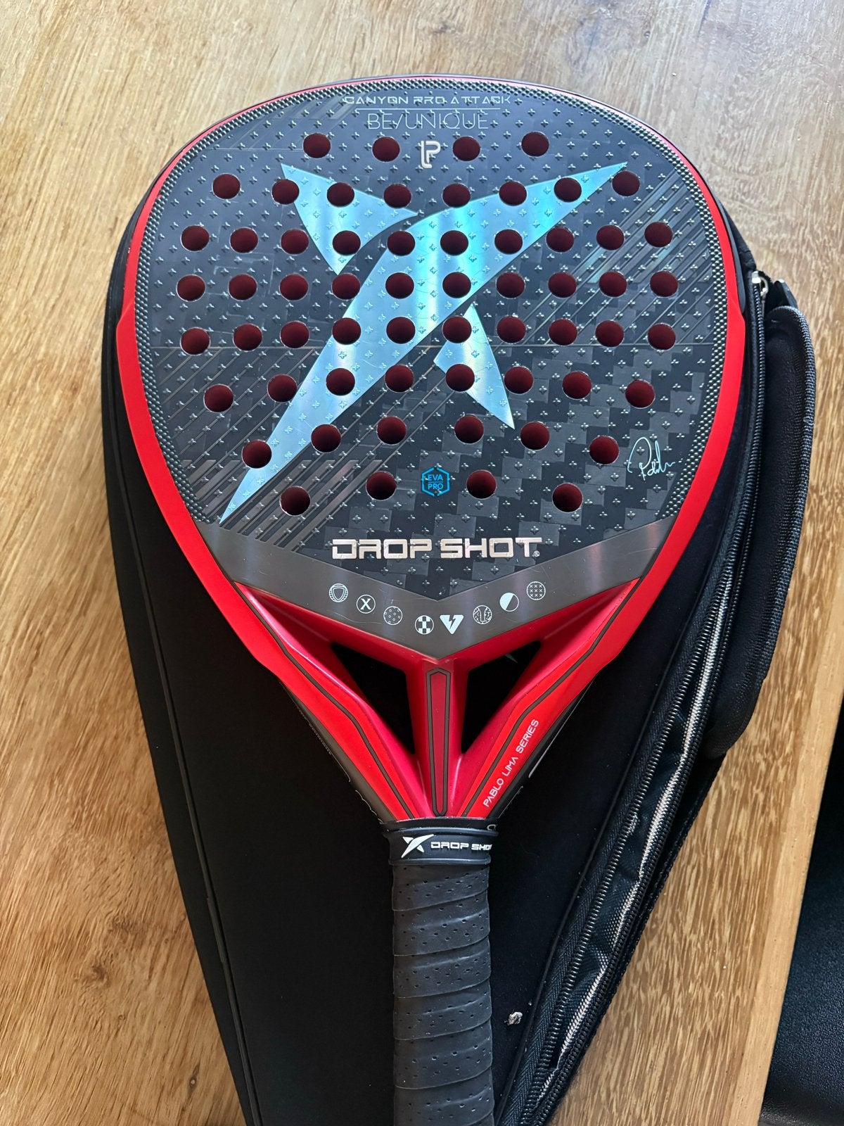 Drop Shot Canyon Pro Attack Padelracket - Zo goed als nieuw, Ophalen of Verzenden, Zo goed als nieuw, Padelracket