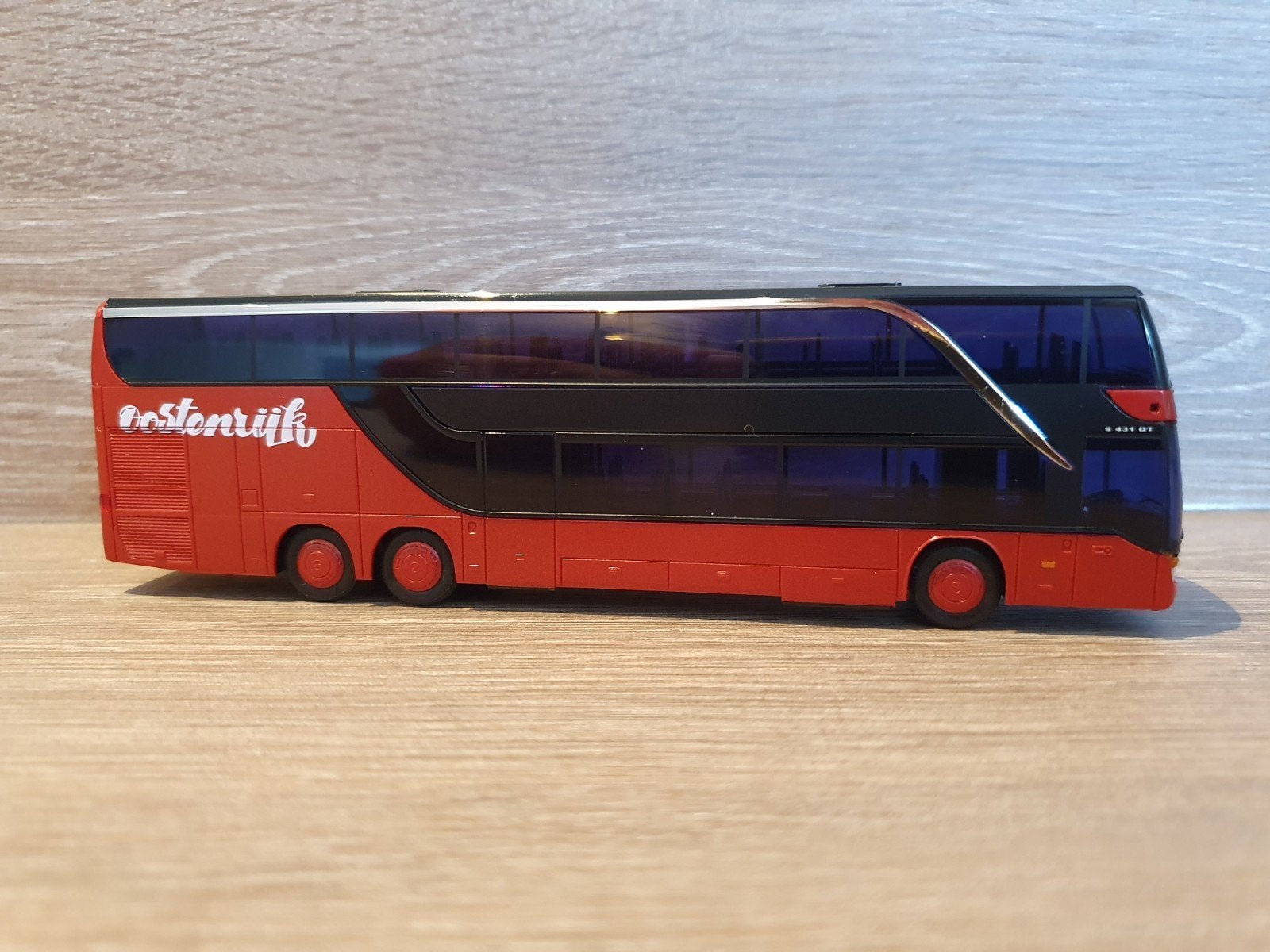 AWM Setra S431 DT Oostenrijk touringcar bus 1:87, Ophalen of Verzenden, Nieuw, Bus of Vrachtwagen, AWM