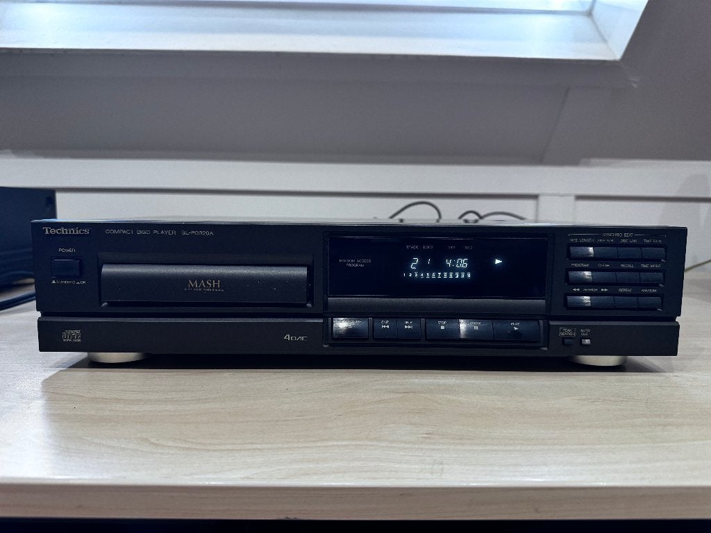 ✅ Technics SL-PG320A Compact Disc Player, Ophalen of Verzenden, Refurbished, Technics