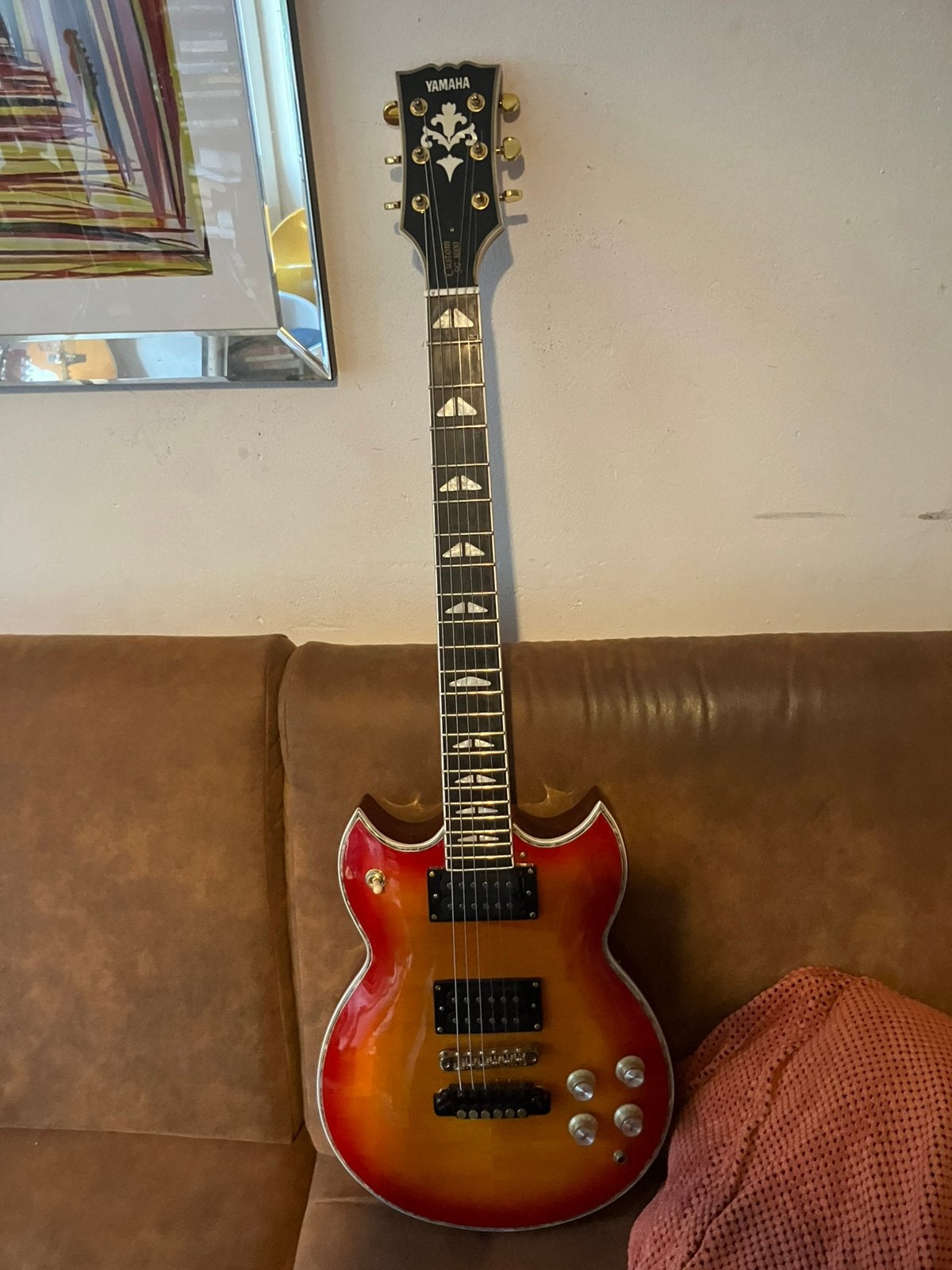 Yamaha SG3000 copy, Muziek en Instrumenten, Snaarinstrumenten | Gitaren | Elektrisch, Ophalen of Verzenden, Zo goed als nieuw