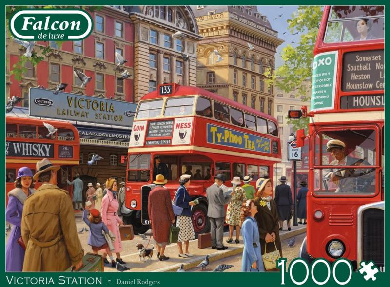 Falcon de Luxe - Victoria Station - 1000 stukjes, Ophalen of Verzenden, 500 t/m 1500 stukjes, Nieuw, Legpuzzel