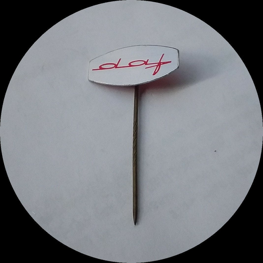 DAF Variomatic speldje, dun metaal, Verzamelen, Ophalen of Verzenden, Zo goed als nieuw, Transport, Speldje of Pin