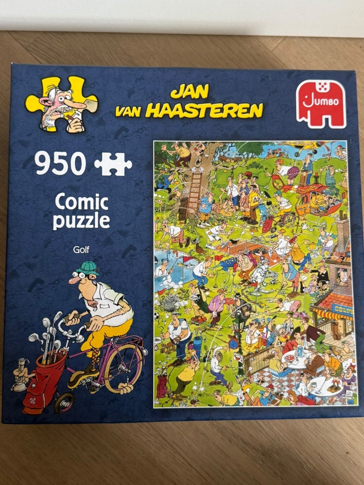 Jan van Haasteren puzzel Golf, Ophalen of Verzenden, 500 t/m 1500 stukjes, Zo goed als nieuw, Legpuzzel