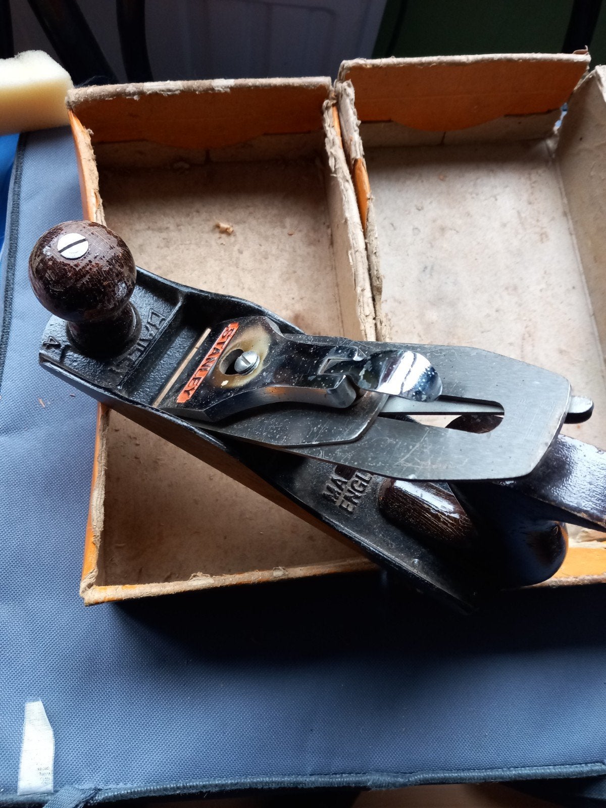 Stanley hout schaaf in orginele doos., Ophalen of Verzenden, Gebruikt