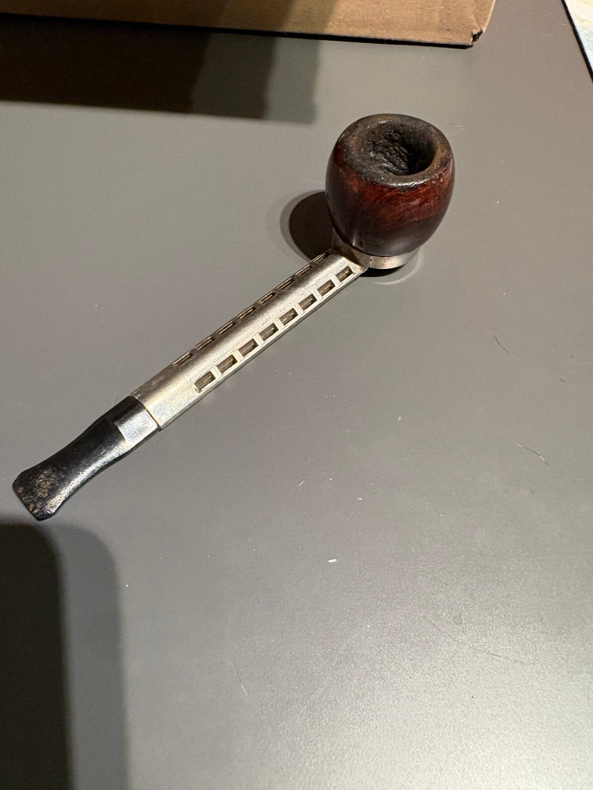 Lindbergh Métallique systeempijp / metalen pijp – vintage, Verzenden, Gebruikt, Aansteker