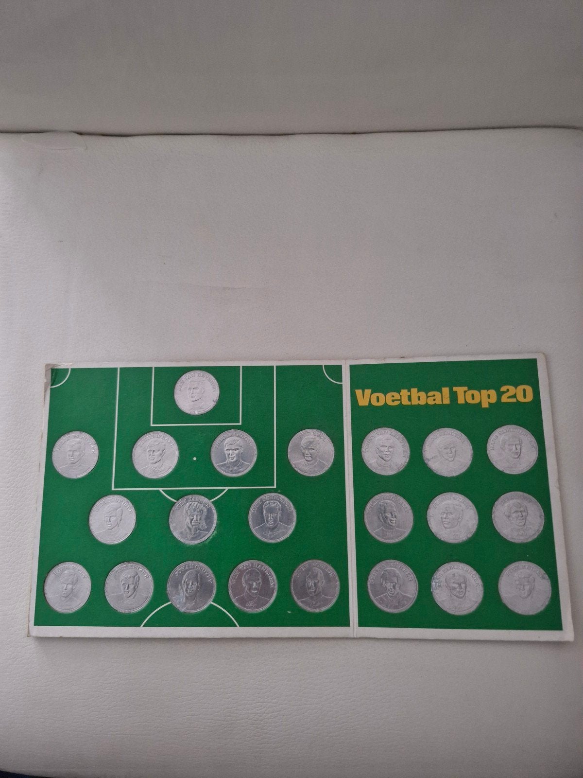 Voetbal Top 20 Spelermunten  Collectie, Ophalen of Verzenden, Gebruikt, Overige binnenlandse clubs, Spelerskaart