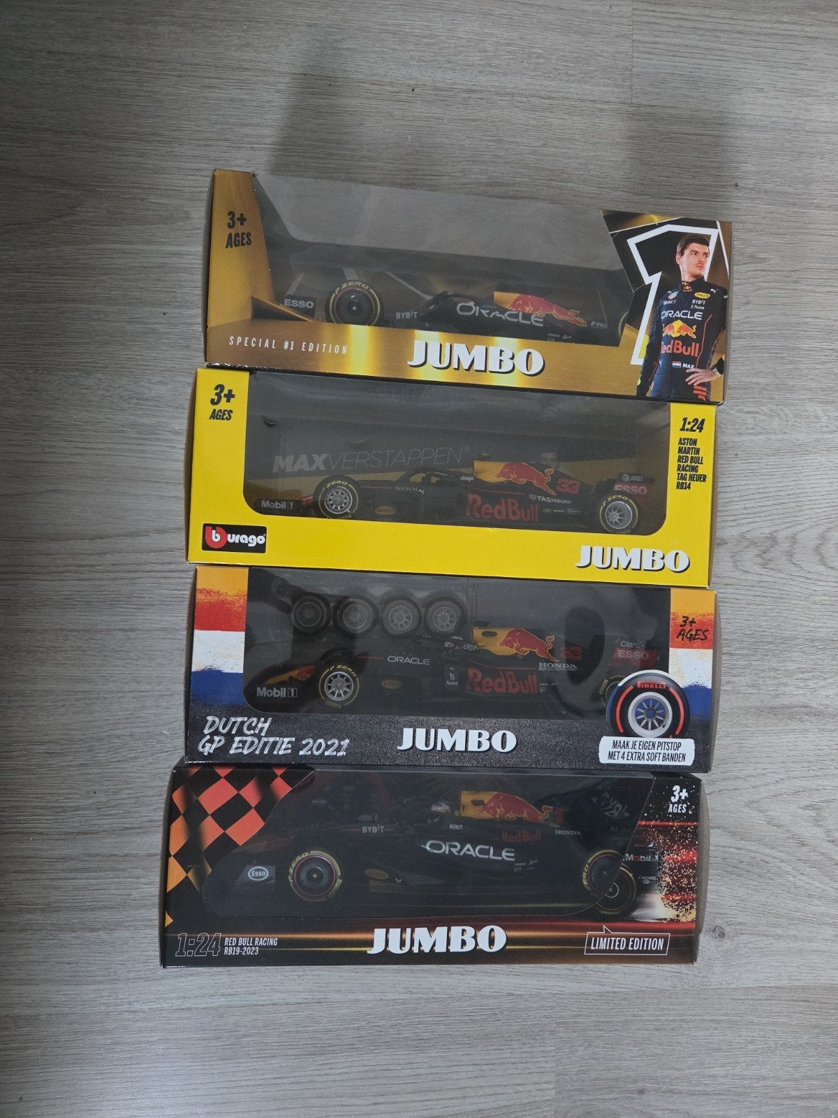 Max Verstappen Red Bull Racing modelauto's (4 stuks), Ophalen of Verzenden, Nieuw