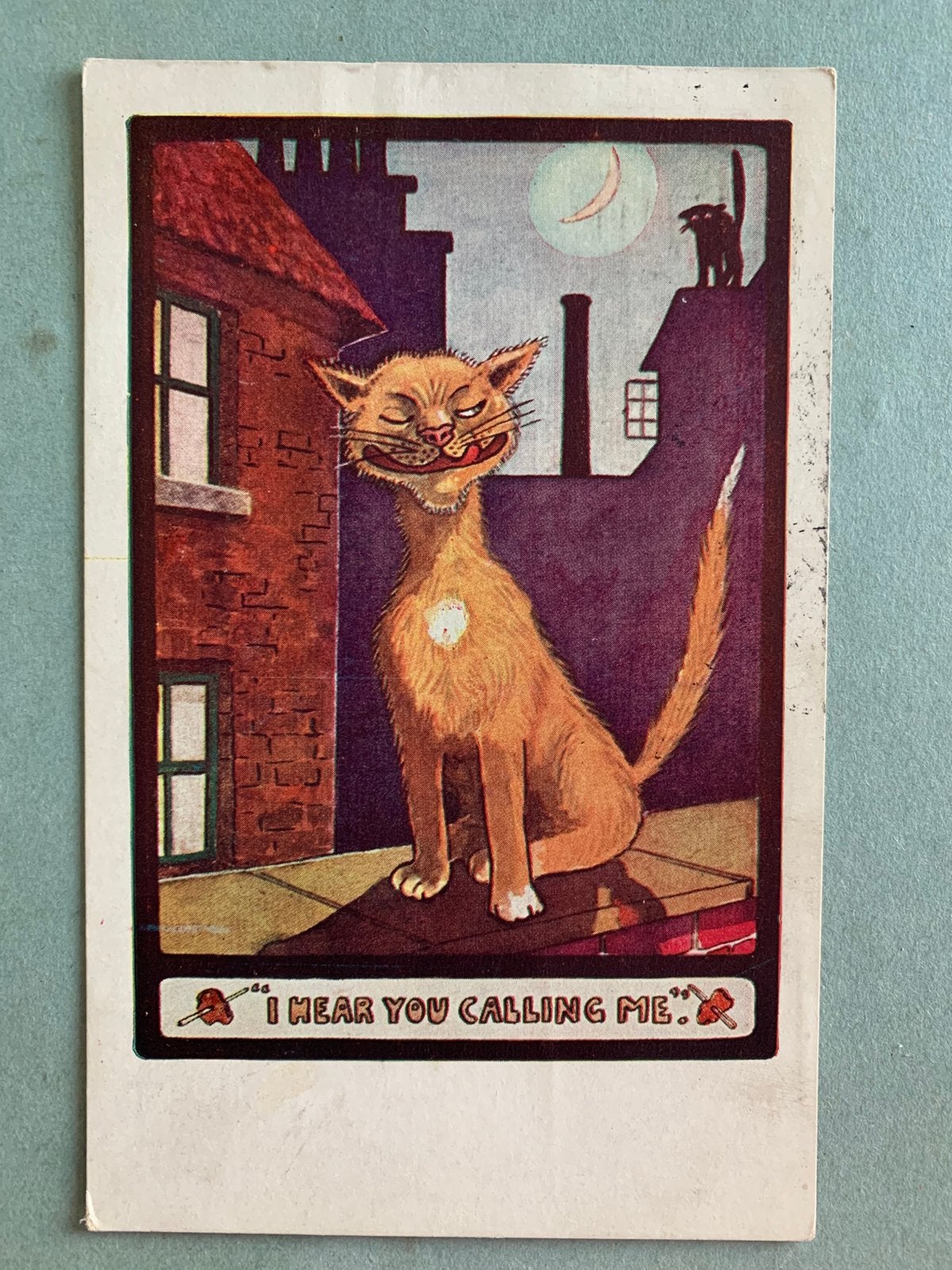 1911 I hear you calling me - kat, Ophalen of Verzenden, Voor 1920, Gelopen, Overige thema's