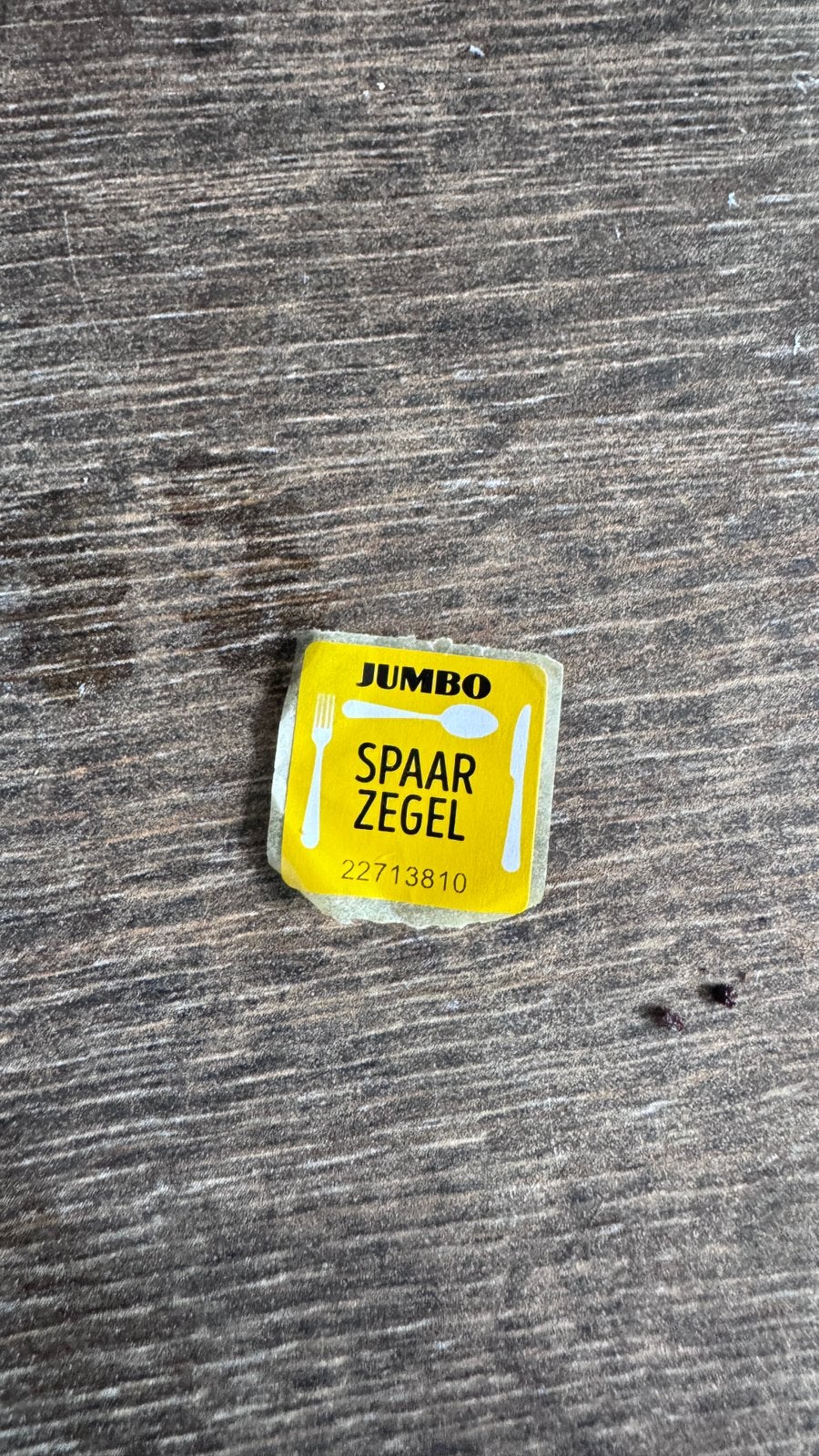 Jumbo spaarzegel messe, 1 speler, Ophalen of Verzenden, Zo goed als nieuw, Vanaf 7 jaar