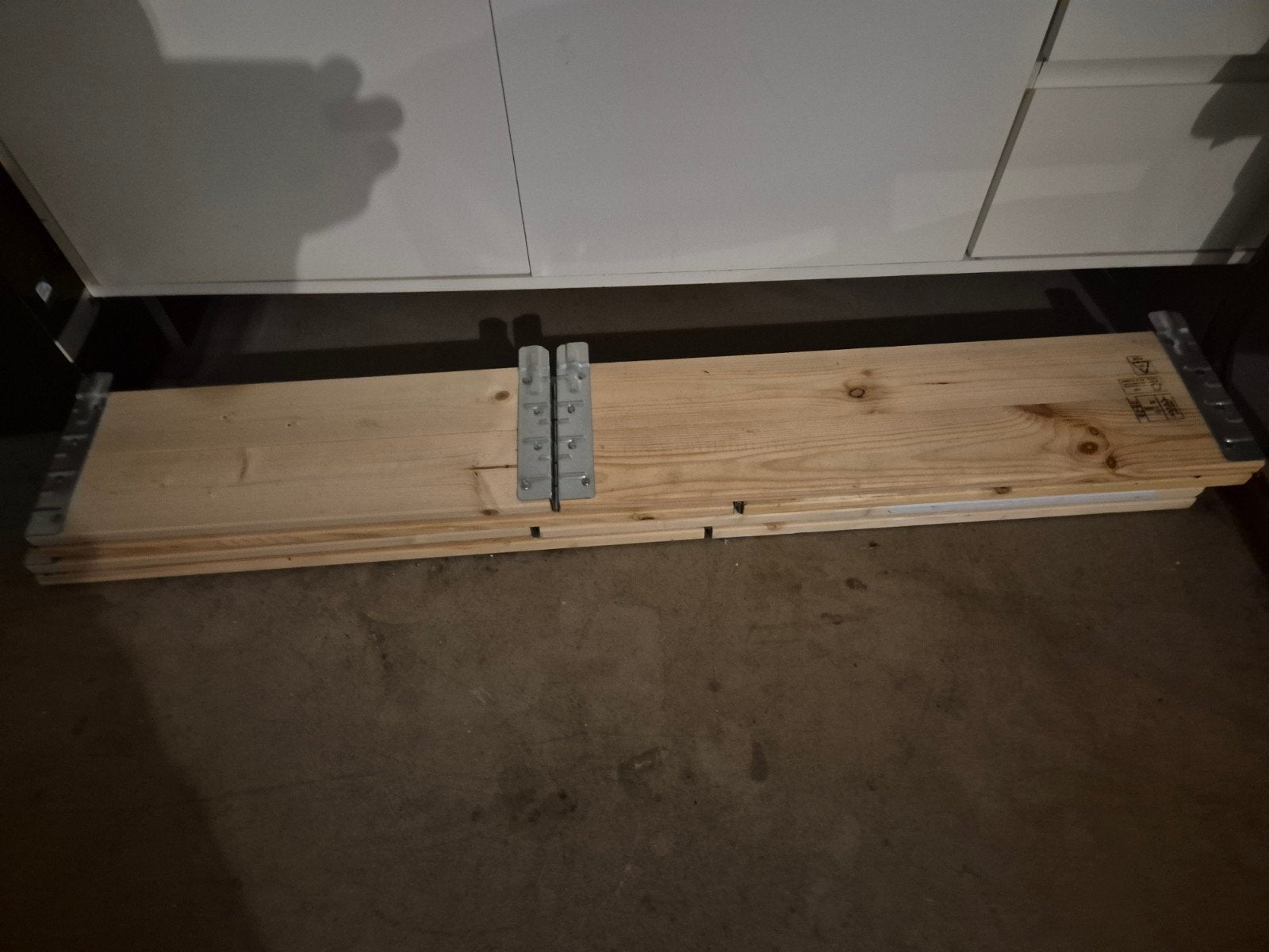 2 kleine palletranden, Ophalen, Gebruikt, Minder dan 25 mm, 200 tot 250 cm