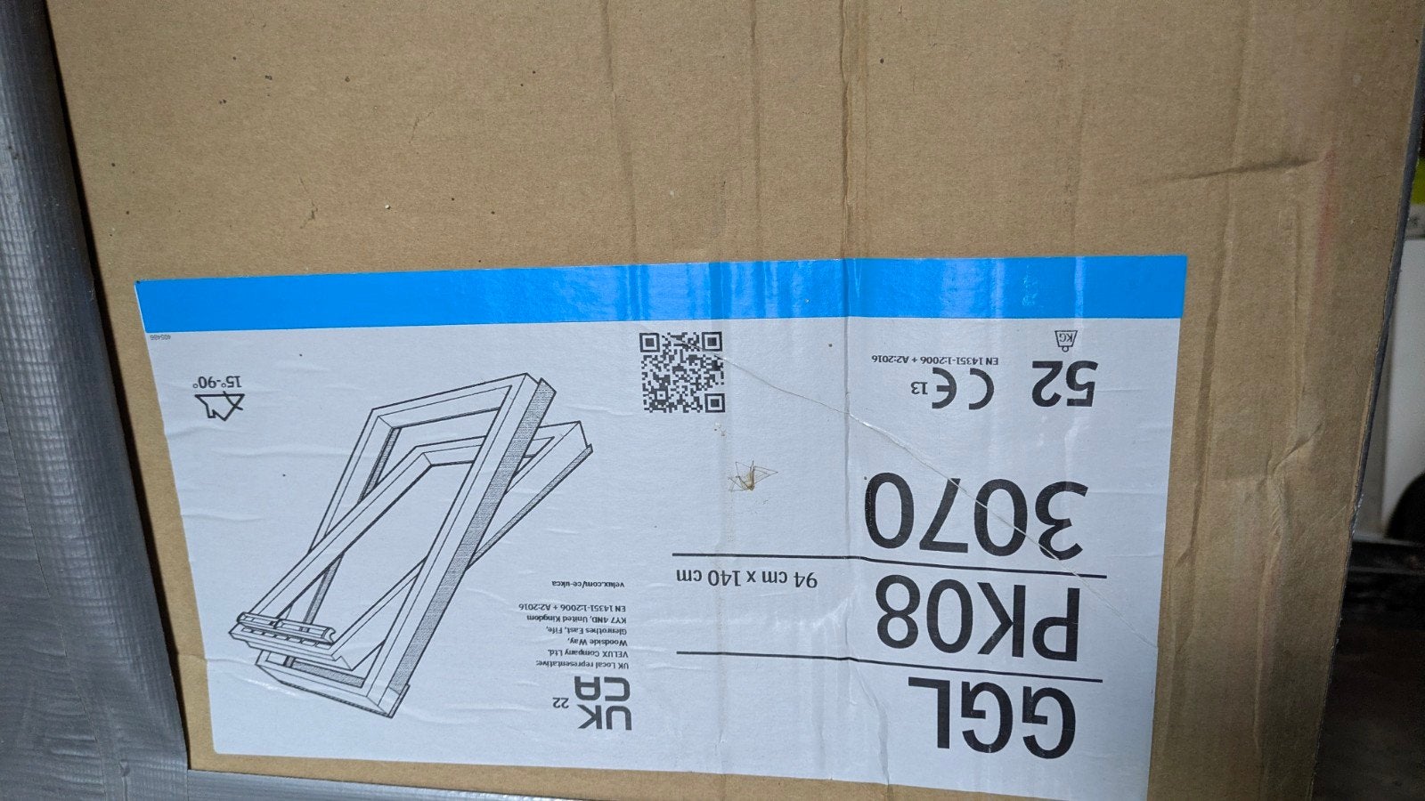 Velux GGL PK08 3070 Dakraam - Nieuw in doos, Doe-het-zelf en Verbouw, Glas en Ramen, Ophalen, 80 tot 120 cm, 120 tot 160 cm, Nieuw