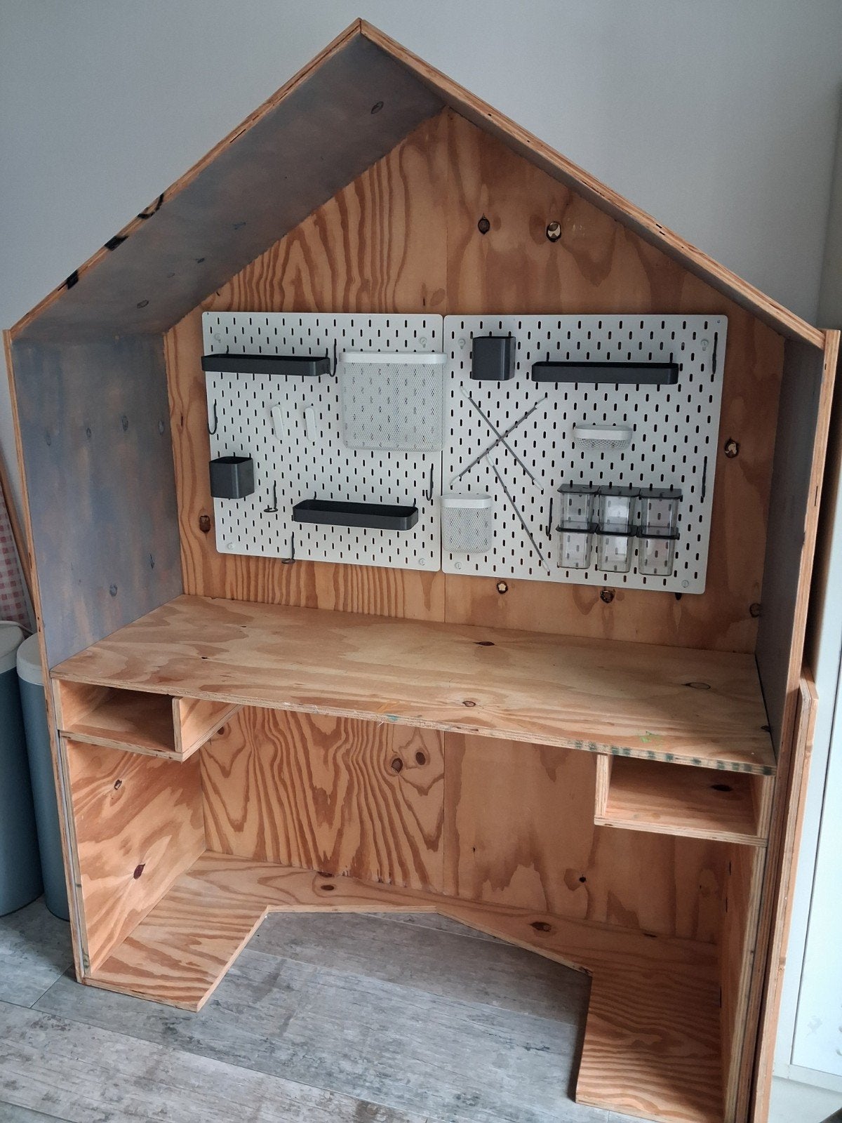 Houten speelhuis voor binnen., Ophalen, Zo goed als nieuw, Hout