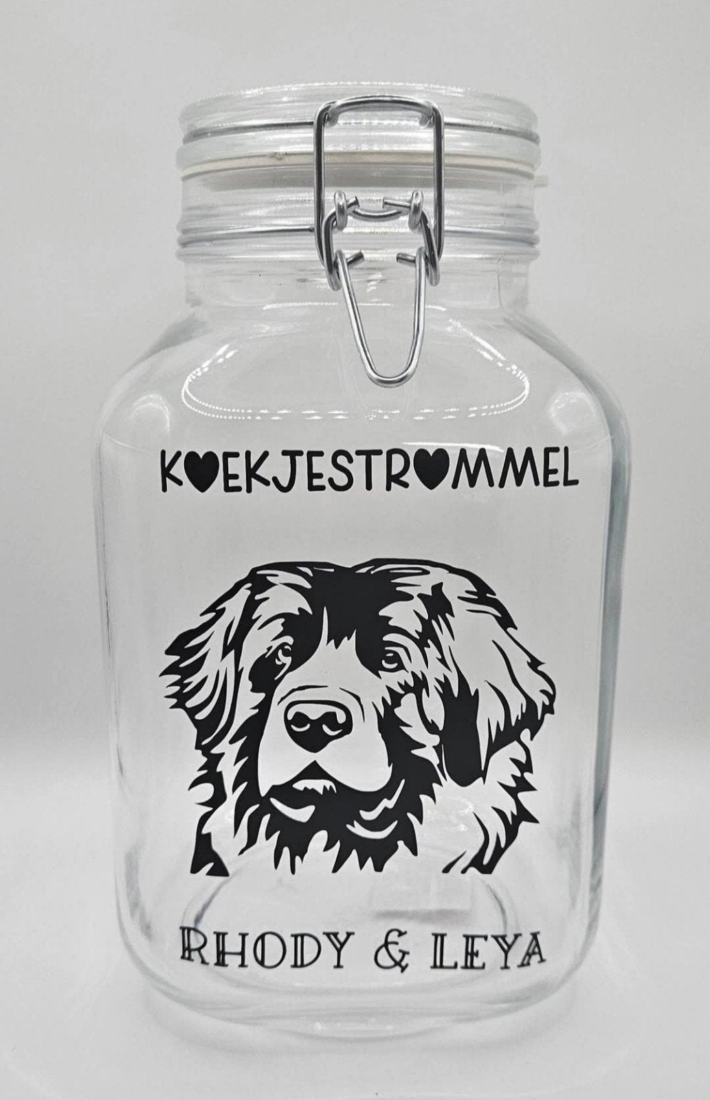 Gepersonaliseerde snoepjes-koekjes pot voor hond of kat, Ophalen of Verzenden, Nieuw