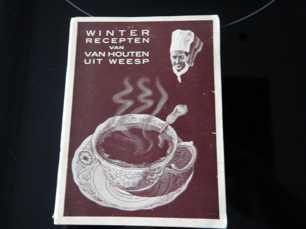 Vintage Winter Recepten van Van Houten uit Weesp Cacao, Verzenden, Zo goed als nieuw, Gebruiksvoorwerp